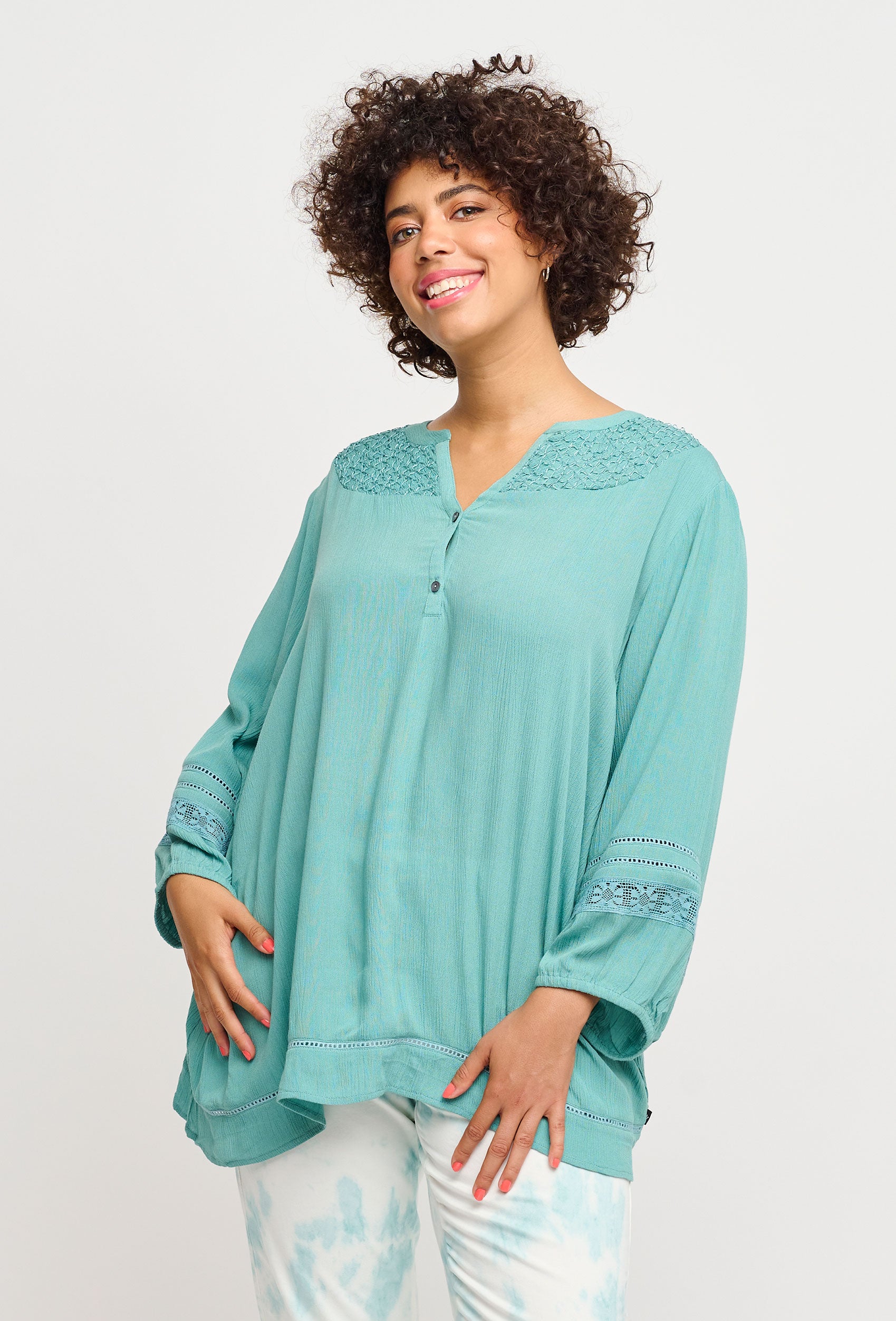 Adia ADLutie Bluser 5626 Boca Blue