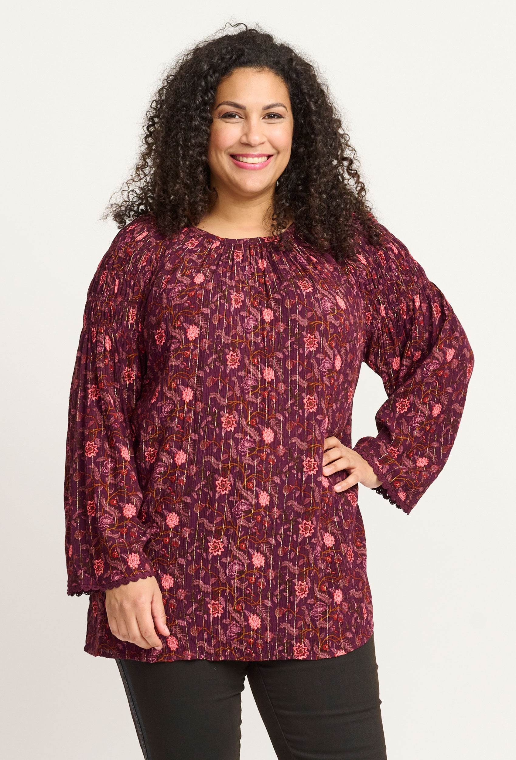 Adia ADMabel Bluser 3542 Grape Wine