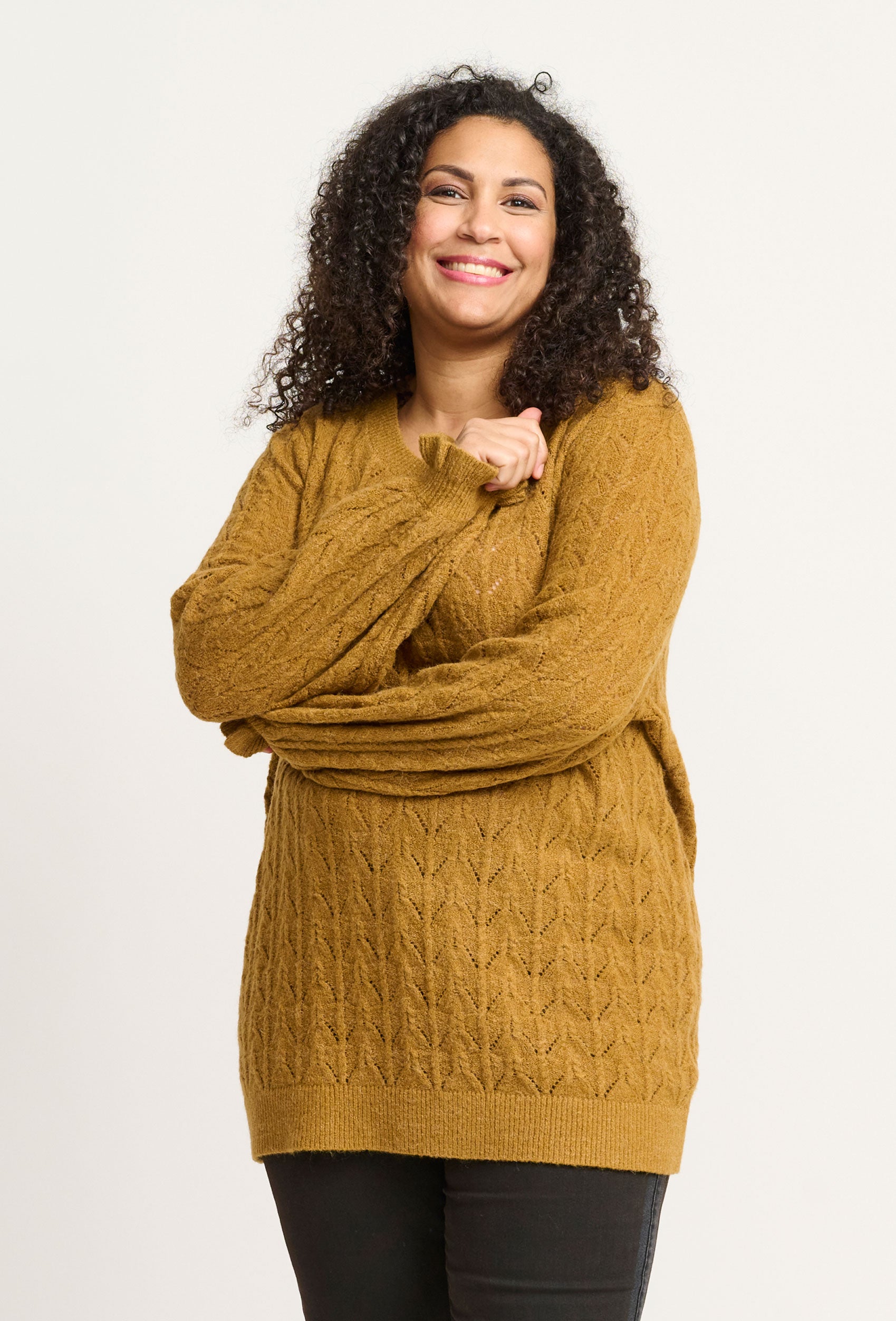 Adia ADMilda Knit Pullover 3380 Bronze Brown