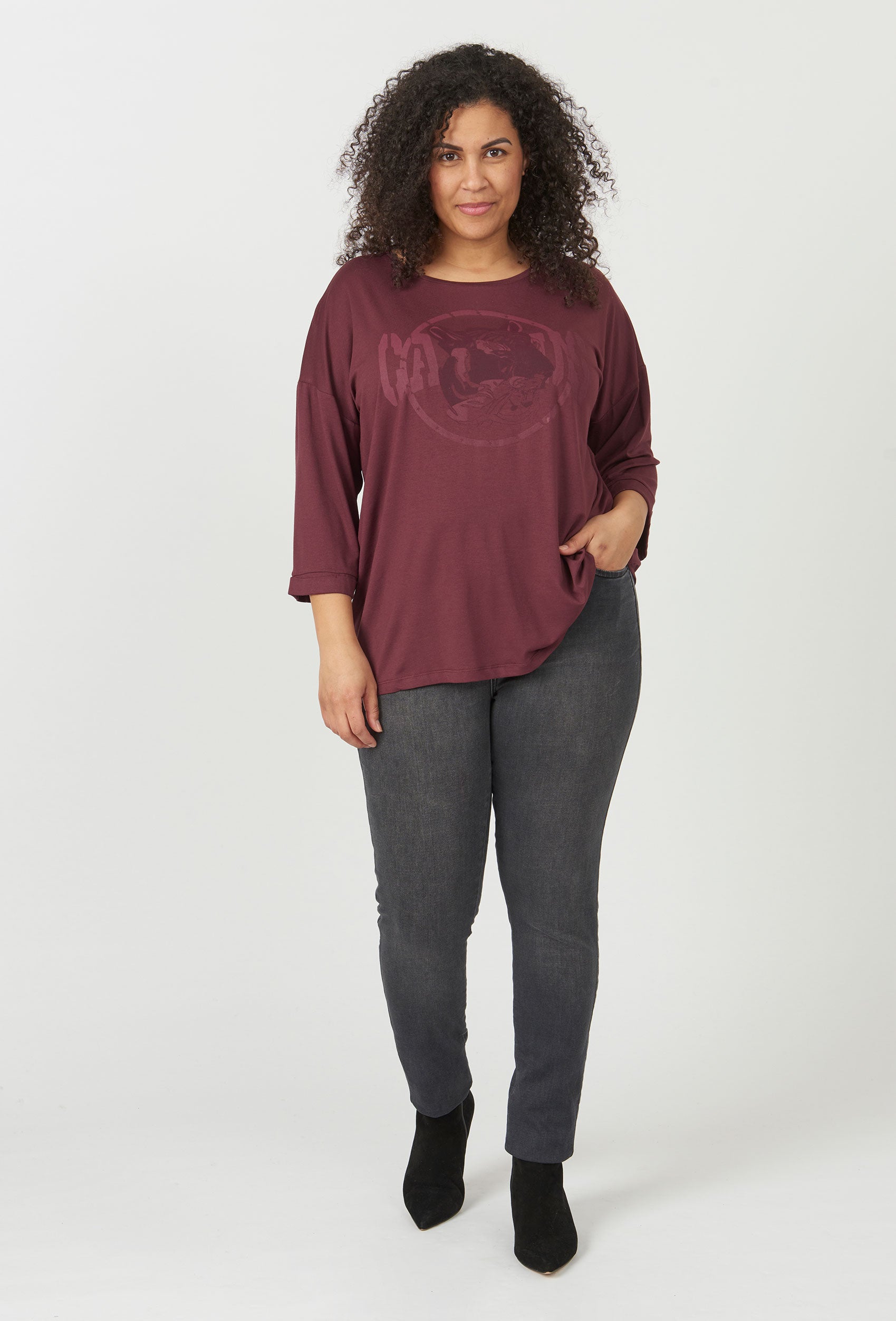 Adia ADNatsu T-Shirt 4121 Wine