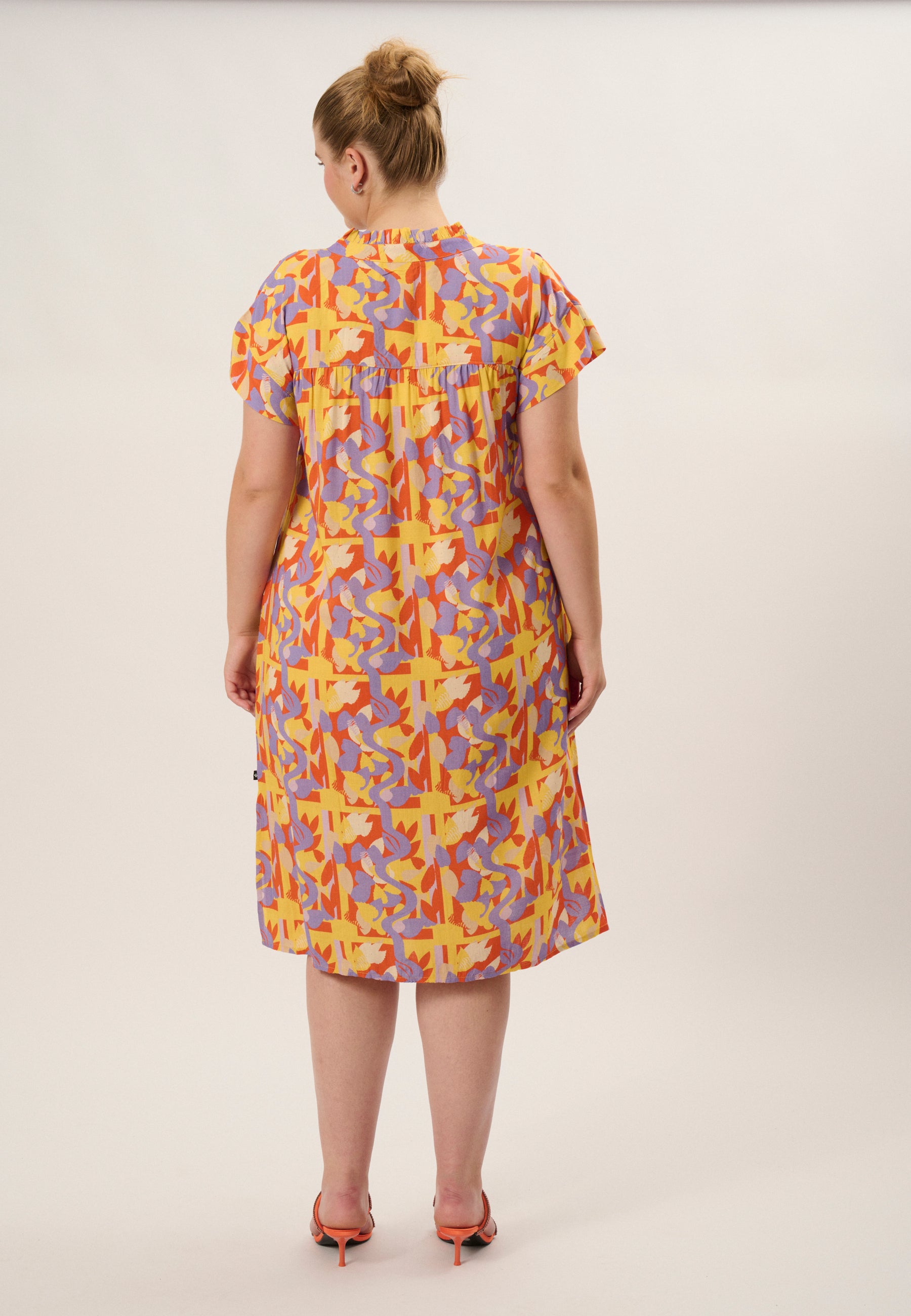 Adia ADPaloma Kjoler 8501 Spring Orange