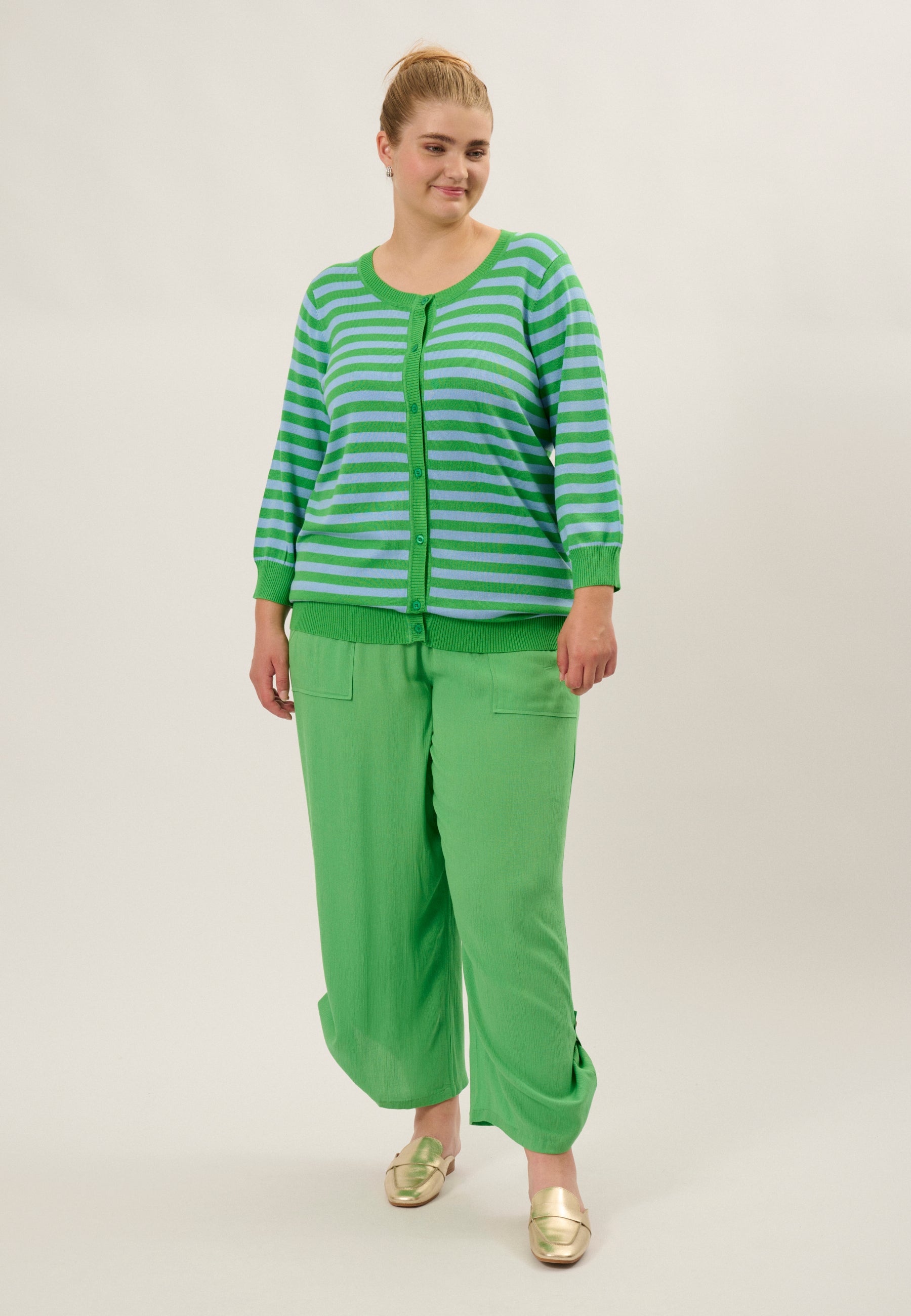 Adia ADPamila Knit Cardigan 3501 Green