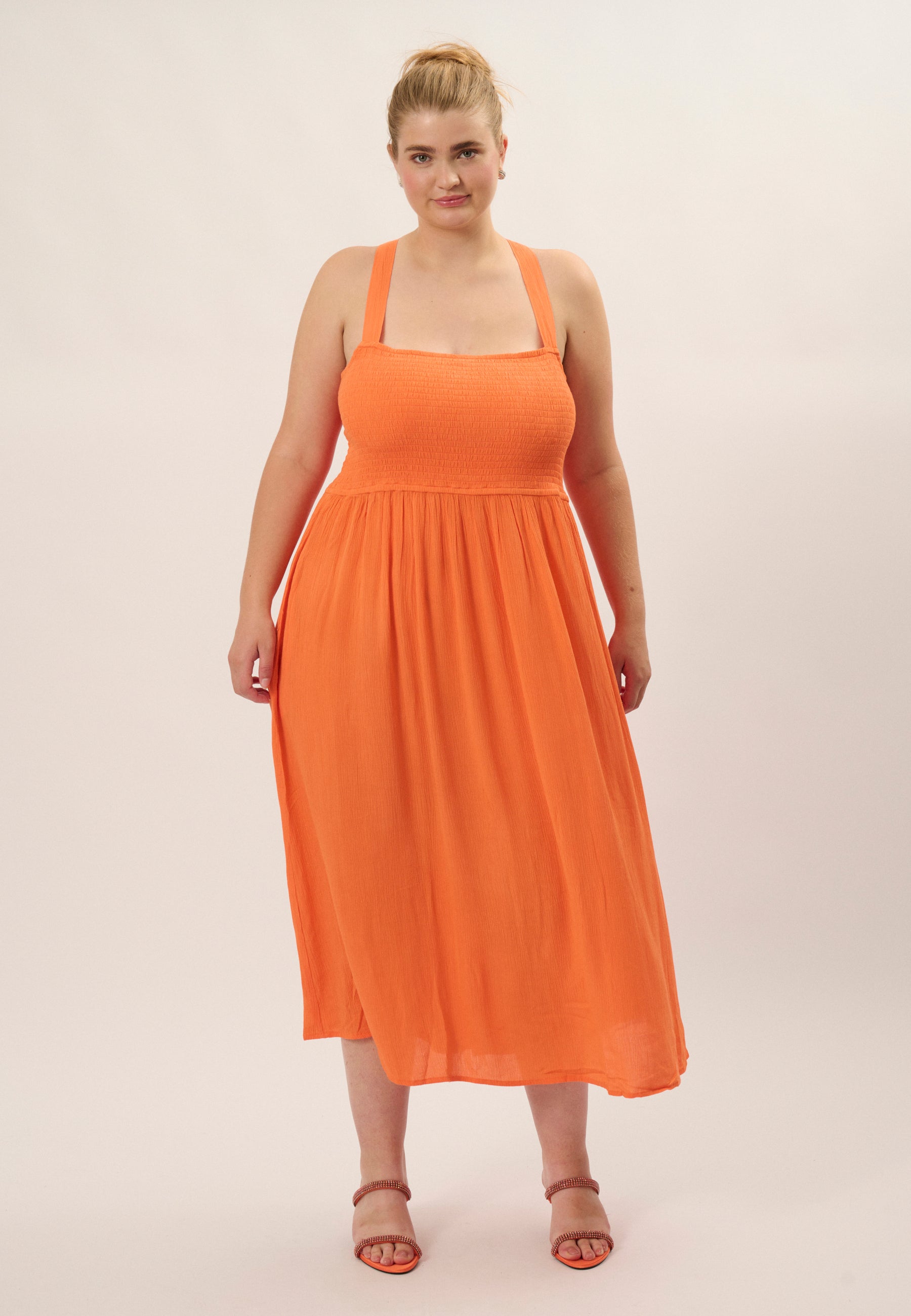 Adia ADPetra Kjoler 8501 Spring Orange