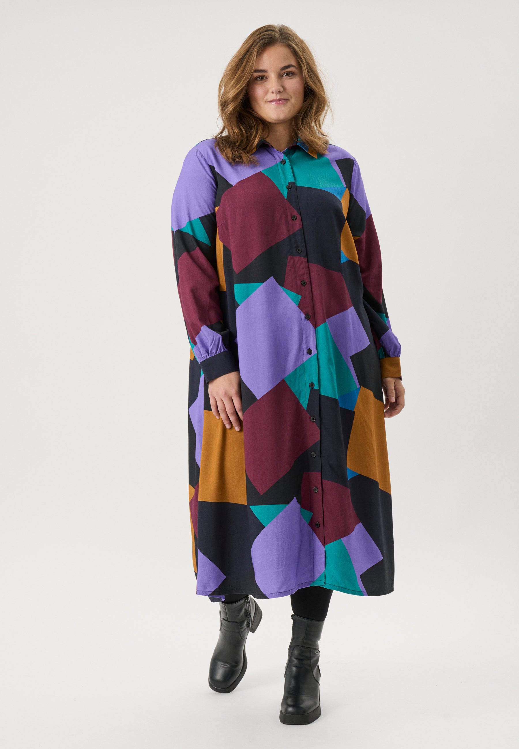 Adia ADRamona Kjoler 2502 Wine Red