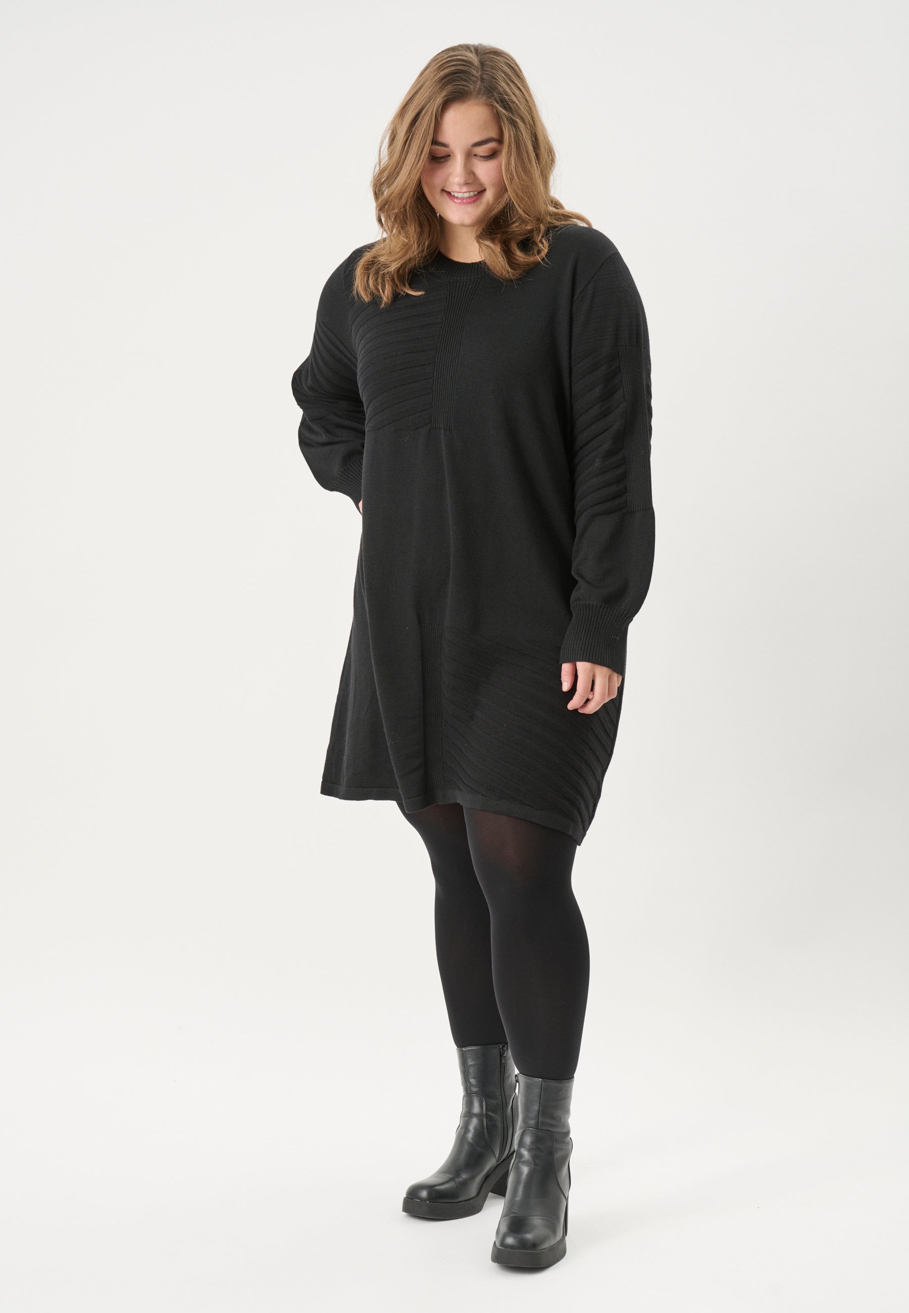 Adia ADRazy Knit Dress 9999 BLACK