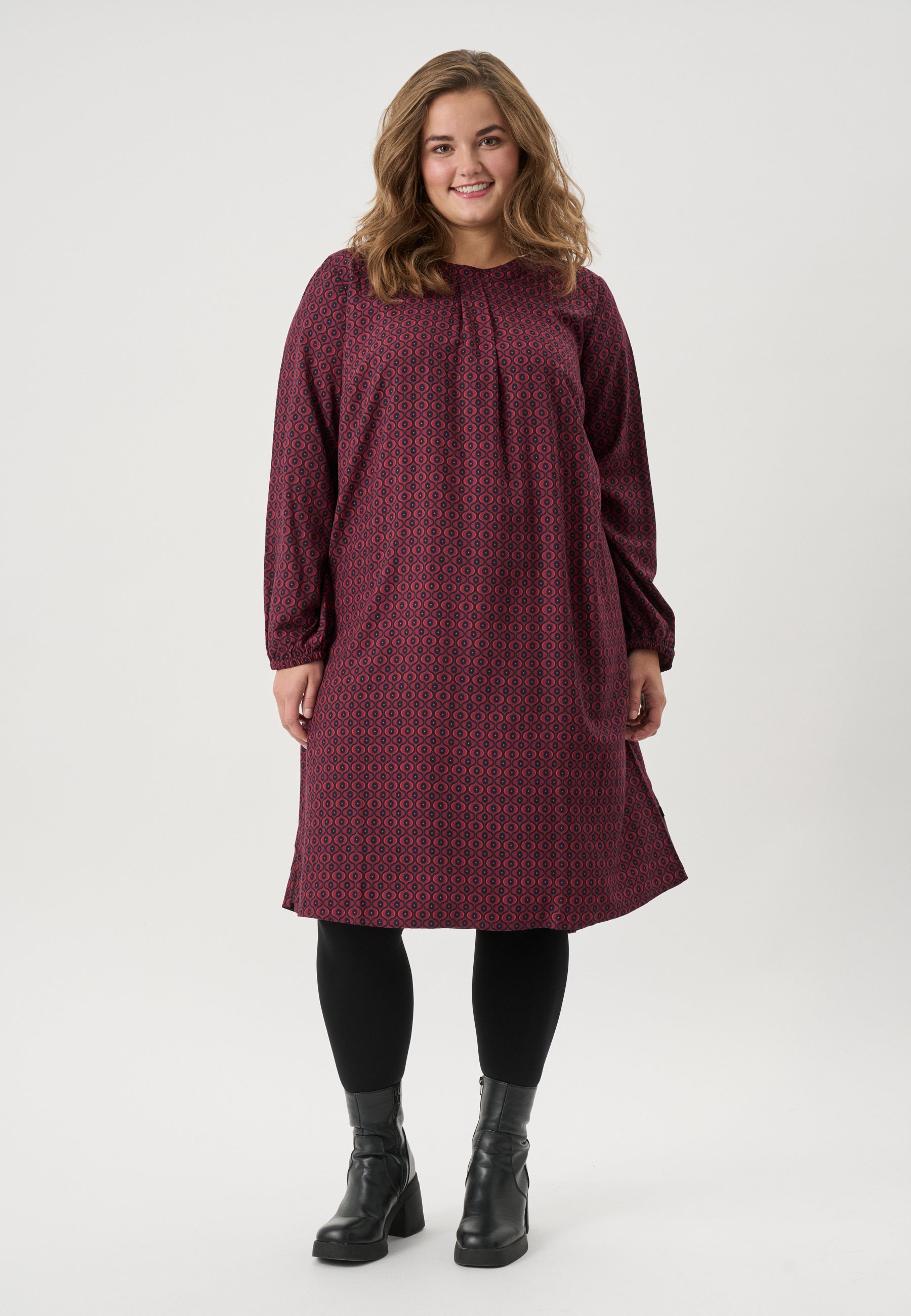 Adia ADRoberta Kjoler 2502 Wine Red
