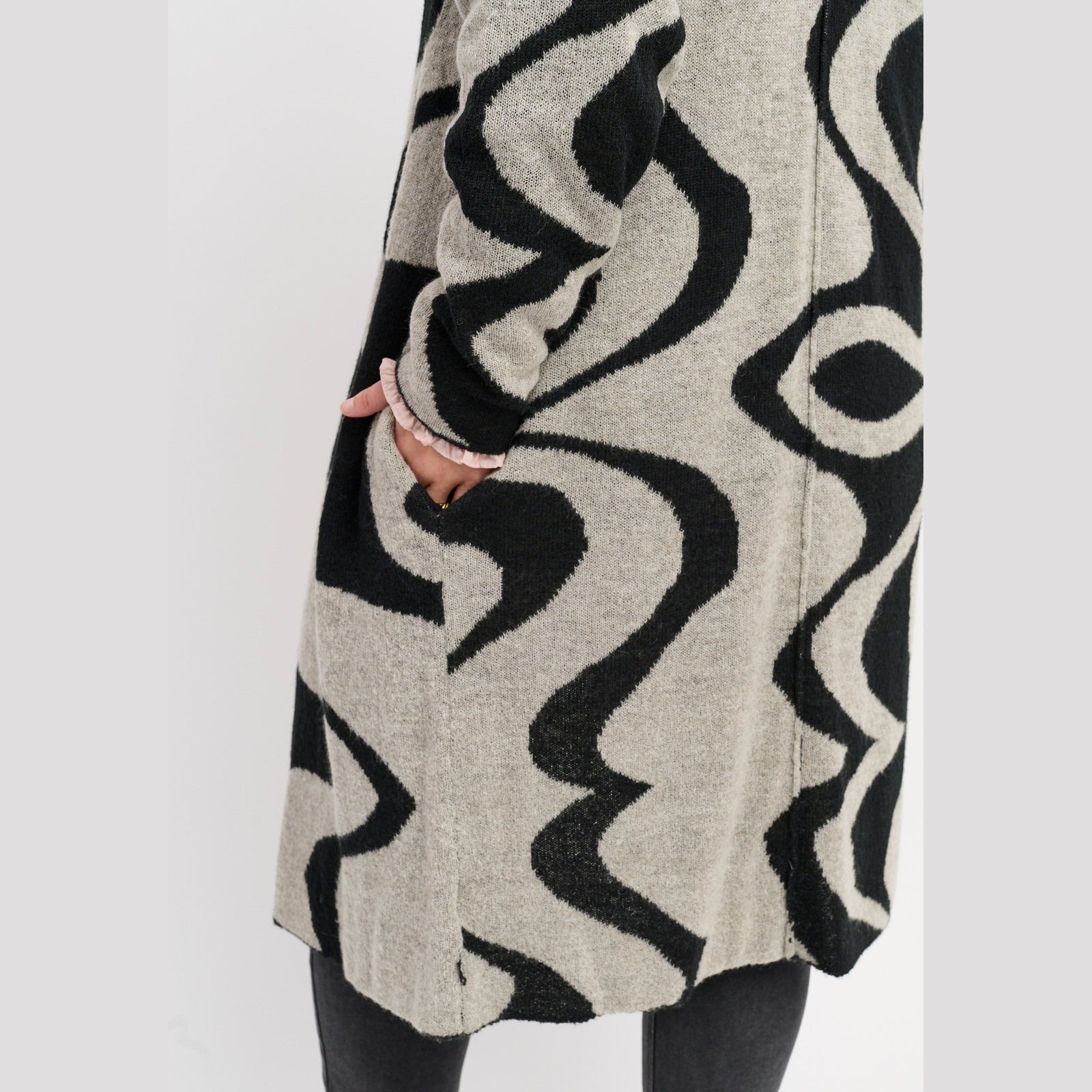 Adia ADRosalinda Knit Cardigan 9999 BLACK