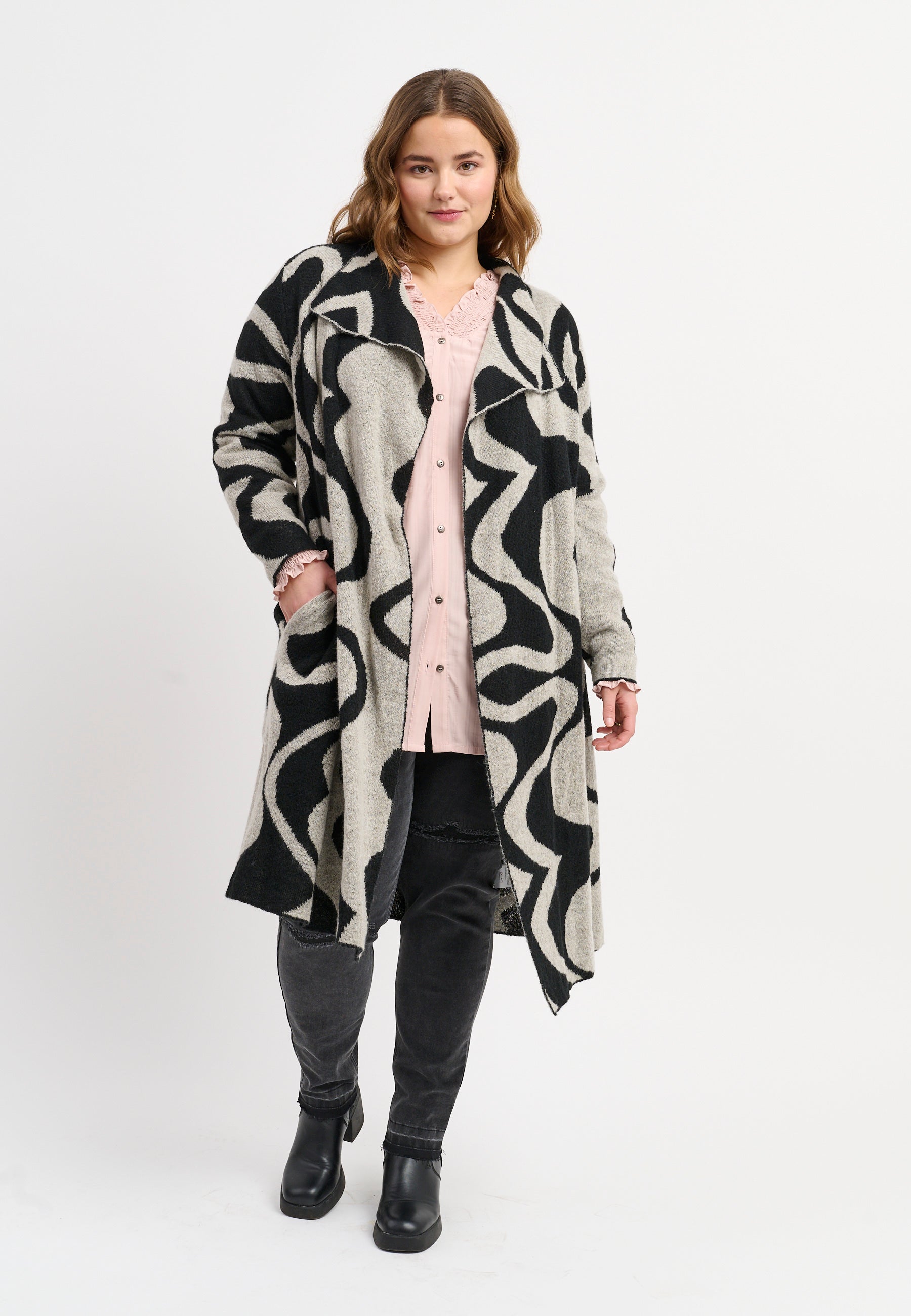 Adia ADRosalinda Knit Cardigan 9999 BLACK