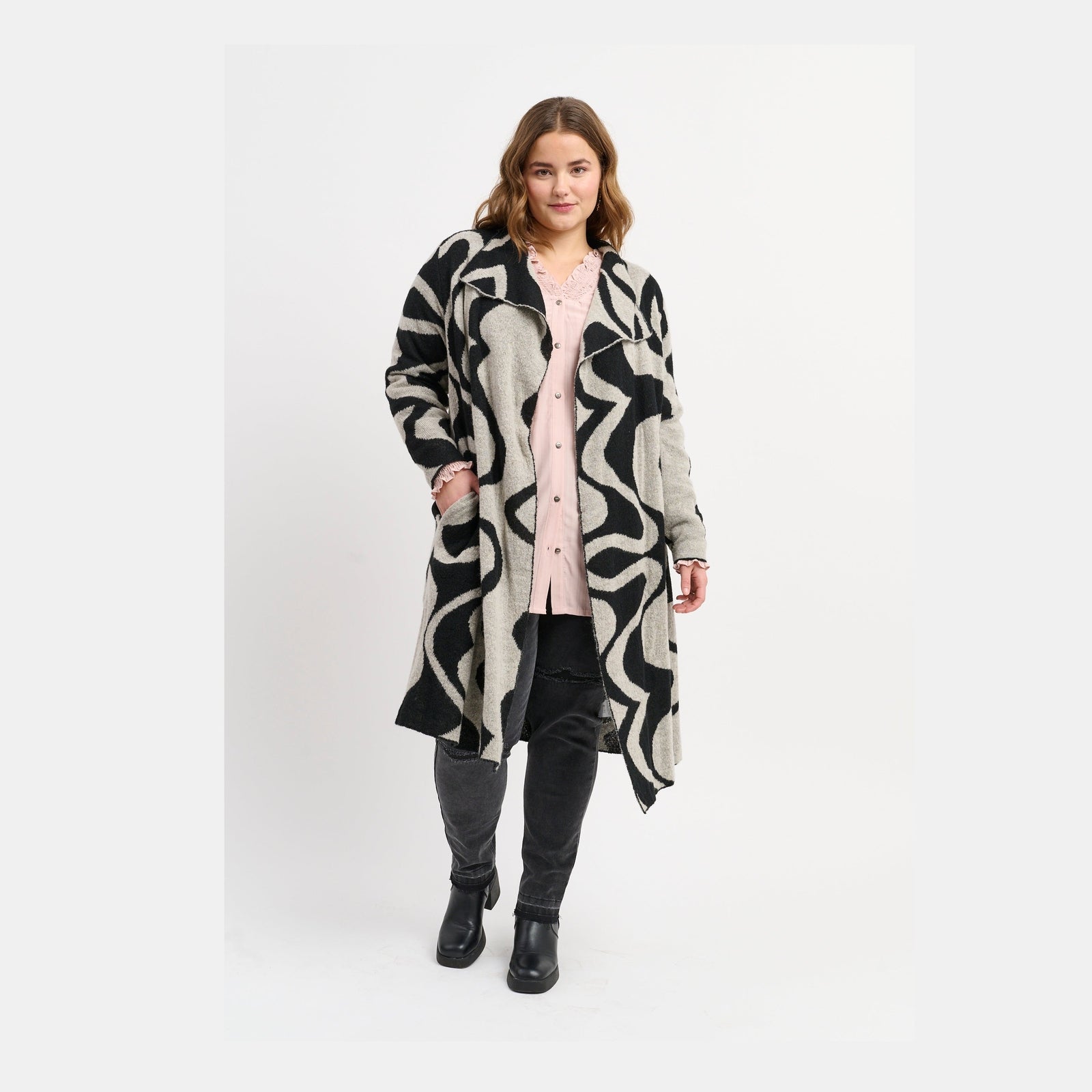 Adia ADRosalinda Knit Cardigan 9999 BLACK