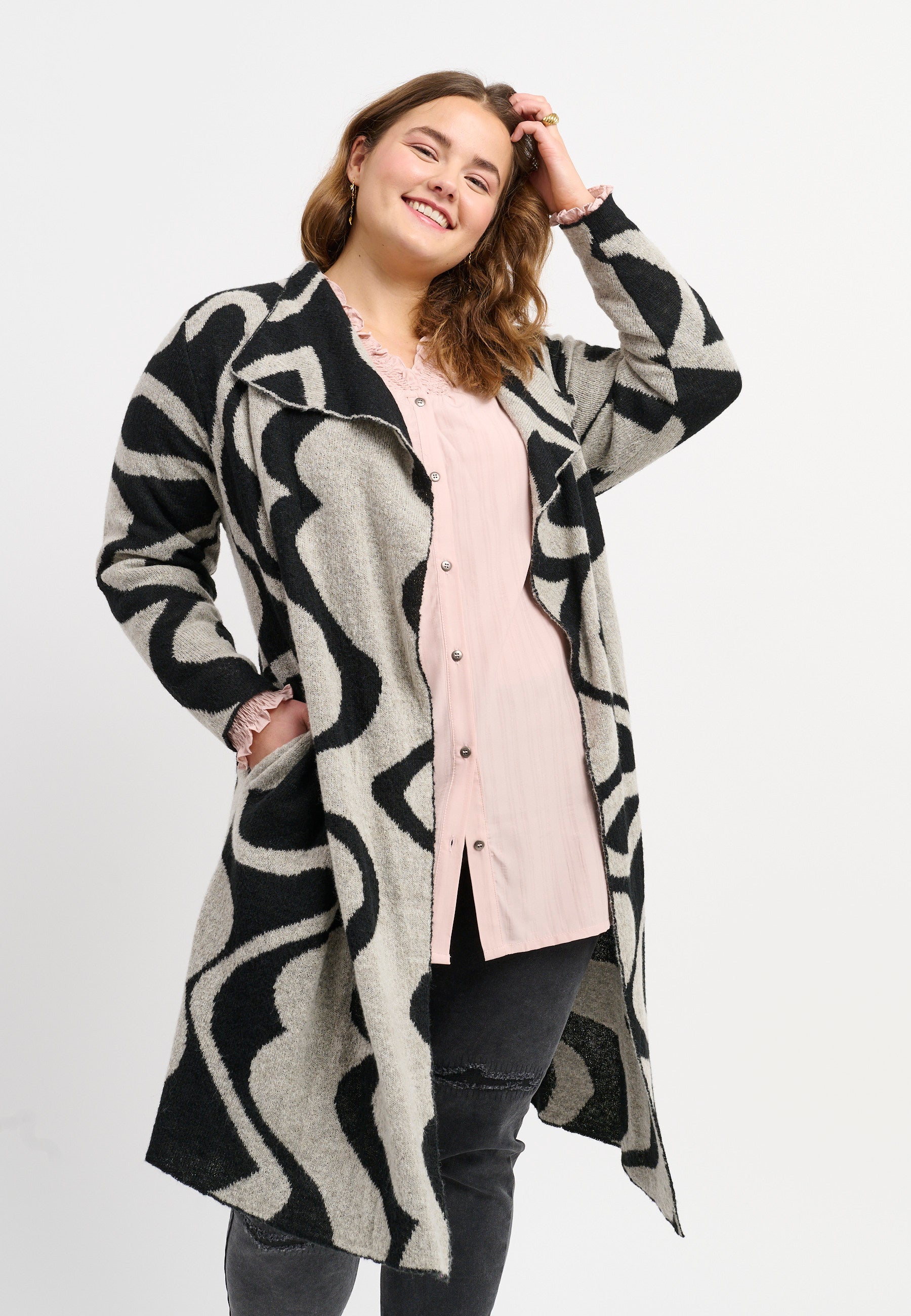 Adia ADRosalinda Knit Cardigan 9999 BLACK