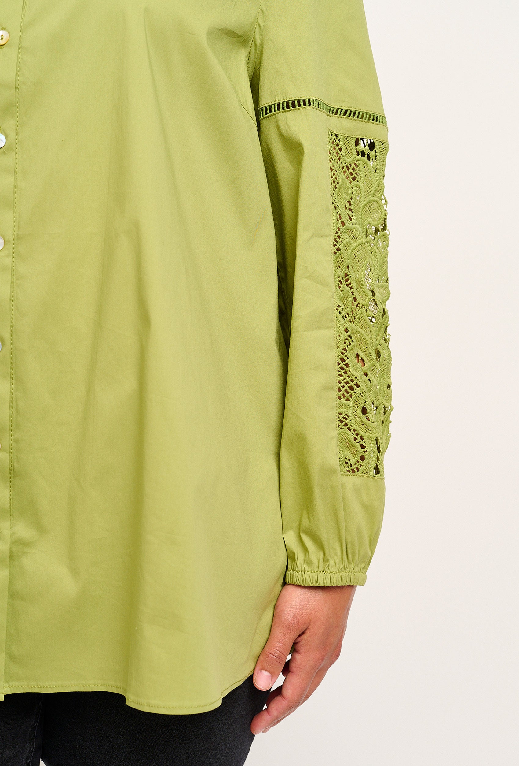 Adia ADSharon Skjortebluser 5633 Spinach Green