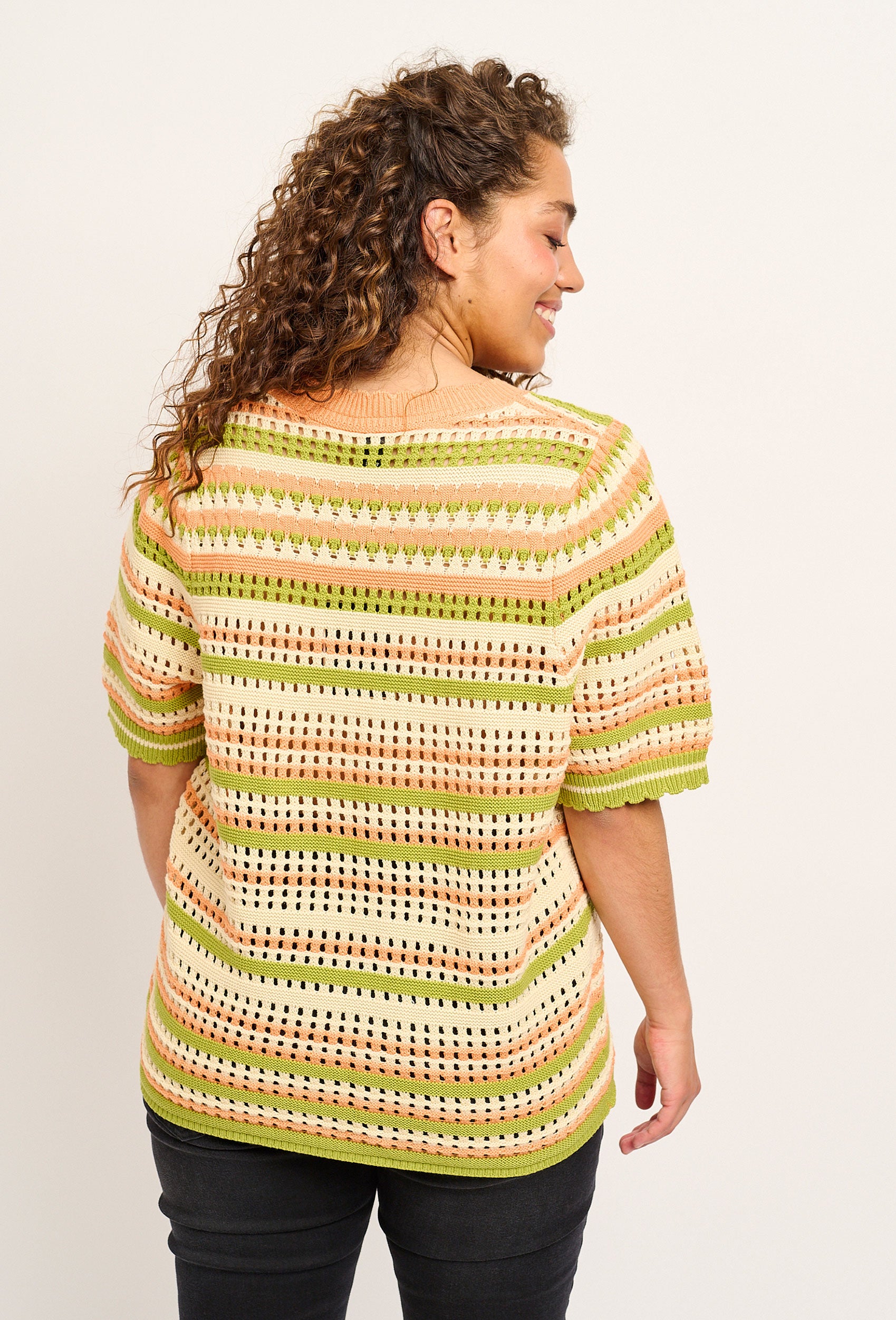 Adia ADSvanaug Knit Pullover 2553 Spring Apricot