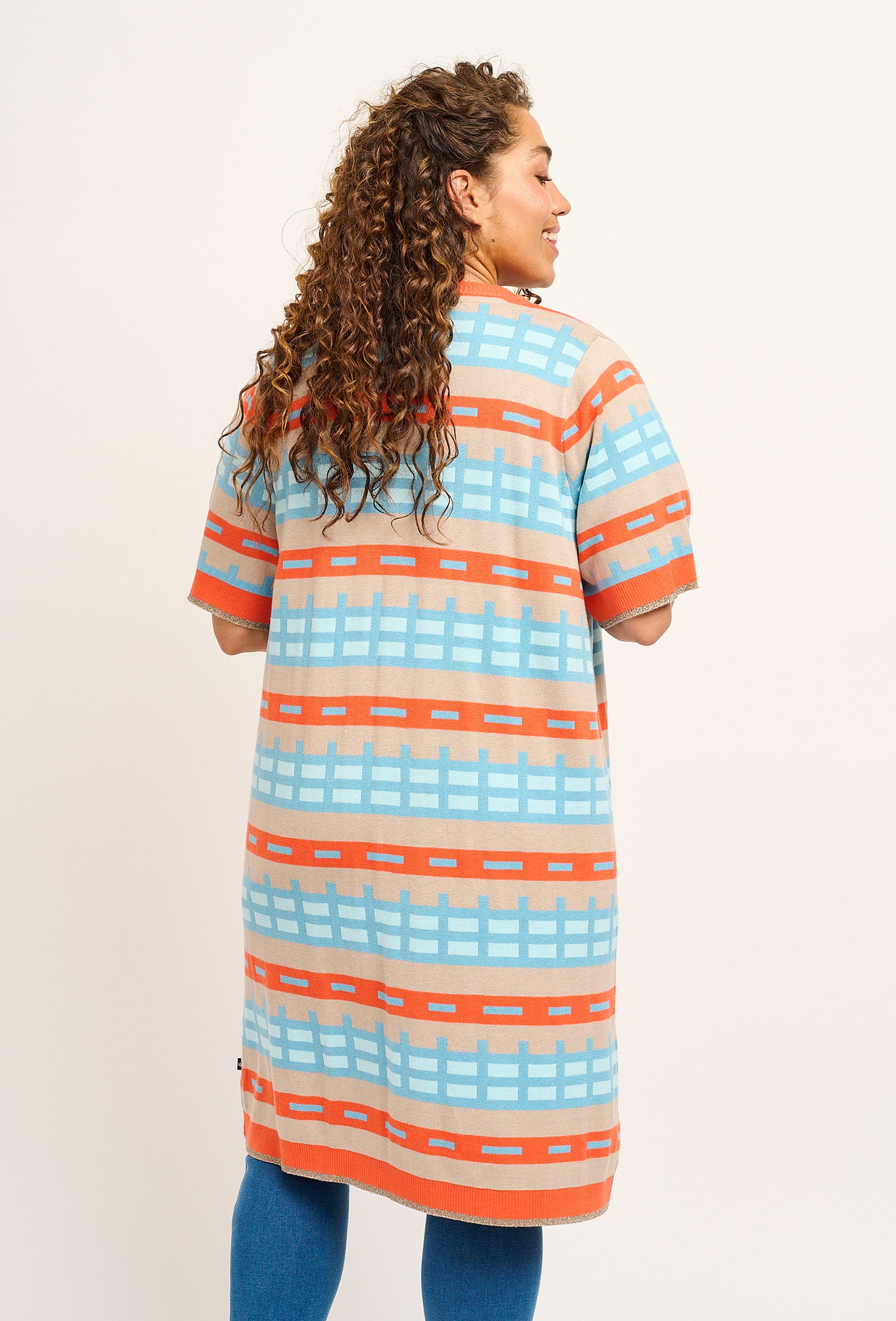 Adia ADSyeda Knit Cardigan 4724 Dolphin Blue