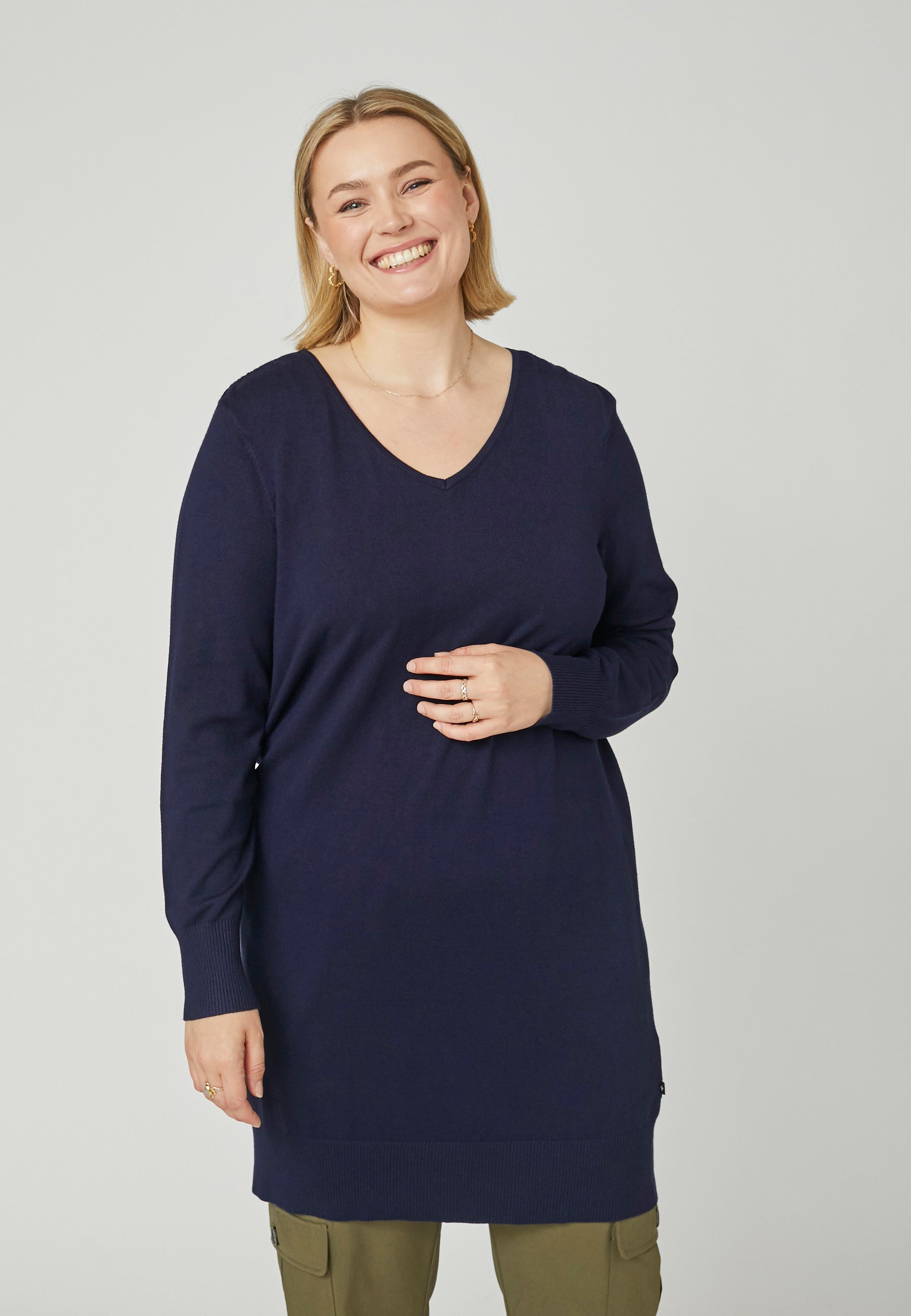 Adia ADSynnøve Knit Pullover 5999 NAVY BLUE