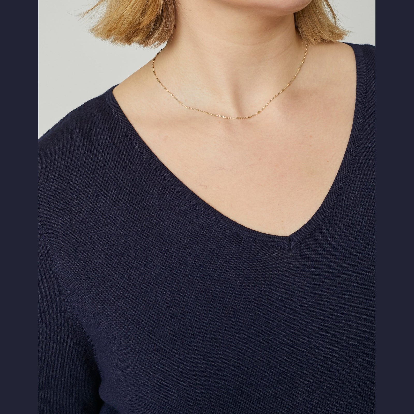 Adia ADSynnøve Knit Pullover 5999 NAVY BLUE