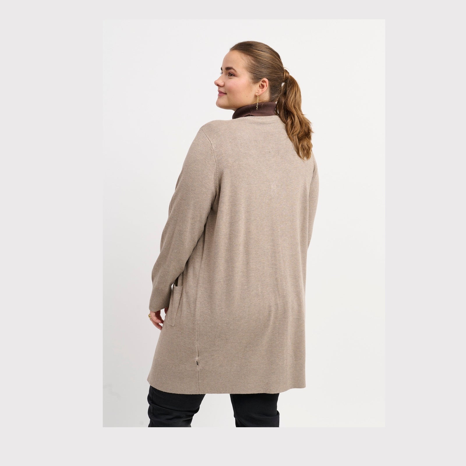 Adia ADSyverine Knit Cardigan 1261 Sand Melange