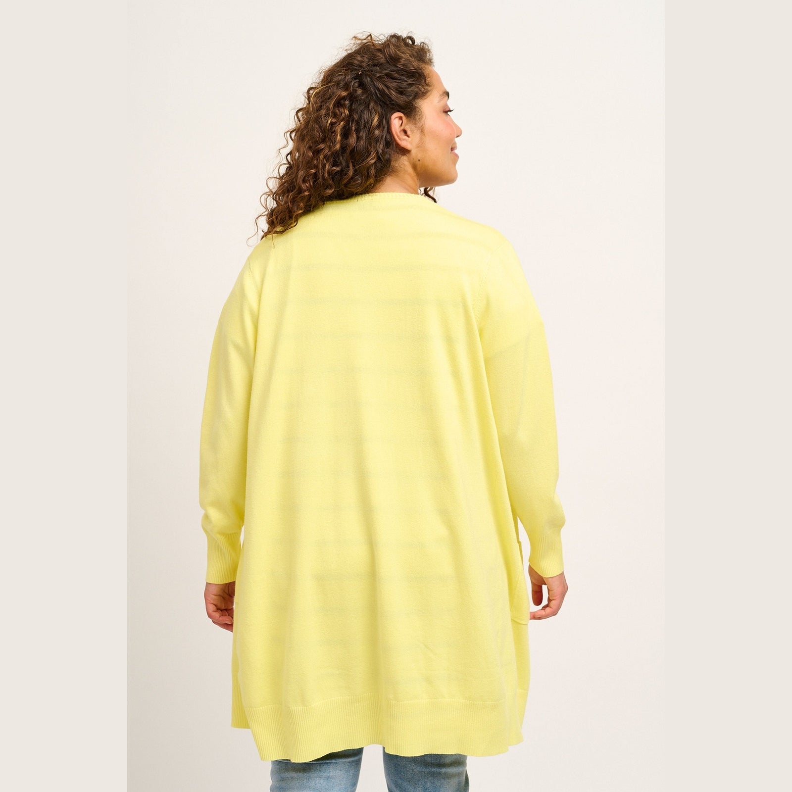 Adia ADSyverine Knit Cardigan 2052 Lemon Limelight
