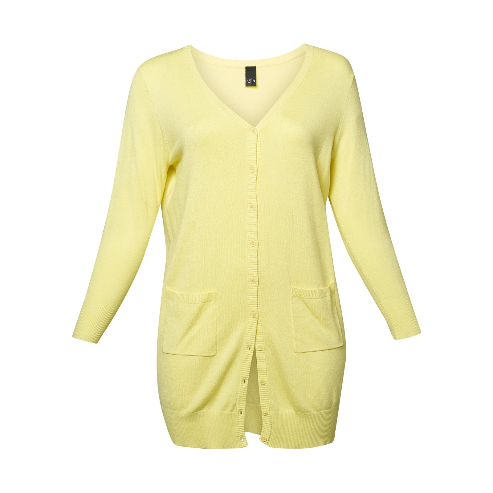 Adia ADSyverine Knit Cardigan 2052 Lemon Limelight