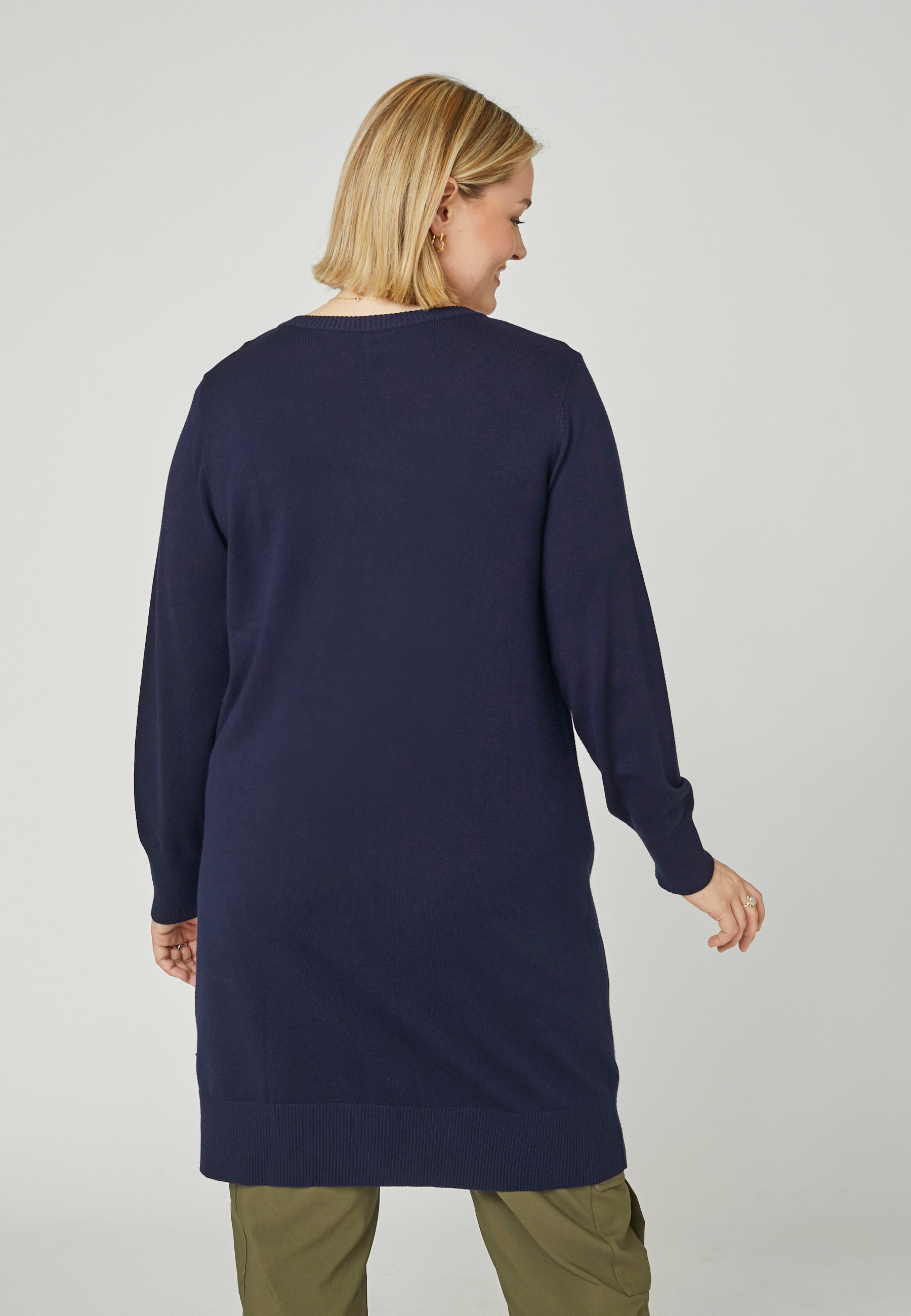 Adia ADSyverine Knit Cardigan 5999 NAVY BLUE