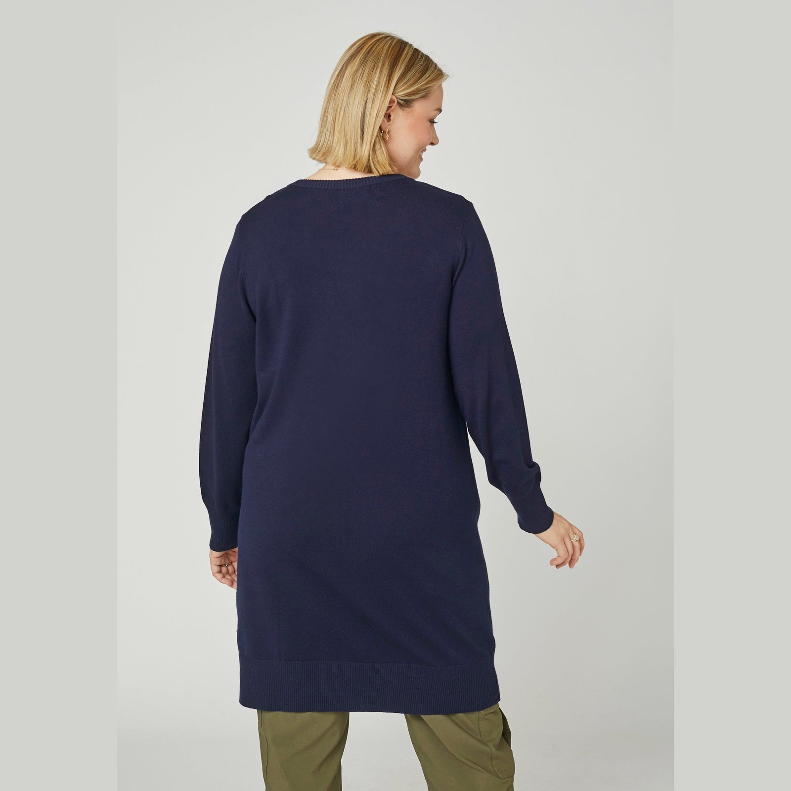 Adia ADSyverine Knit Cardigan 5999 NAVY BLUE