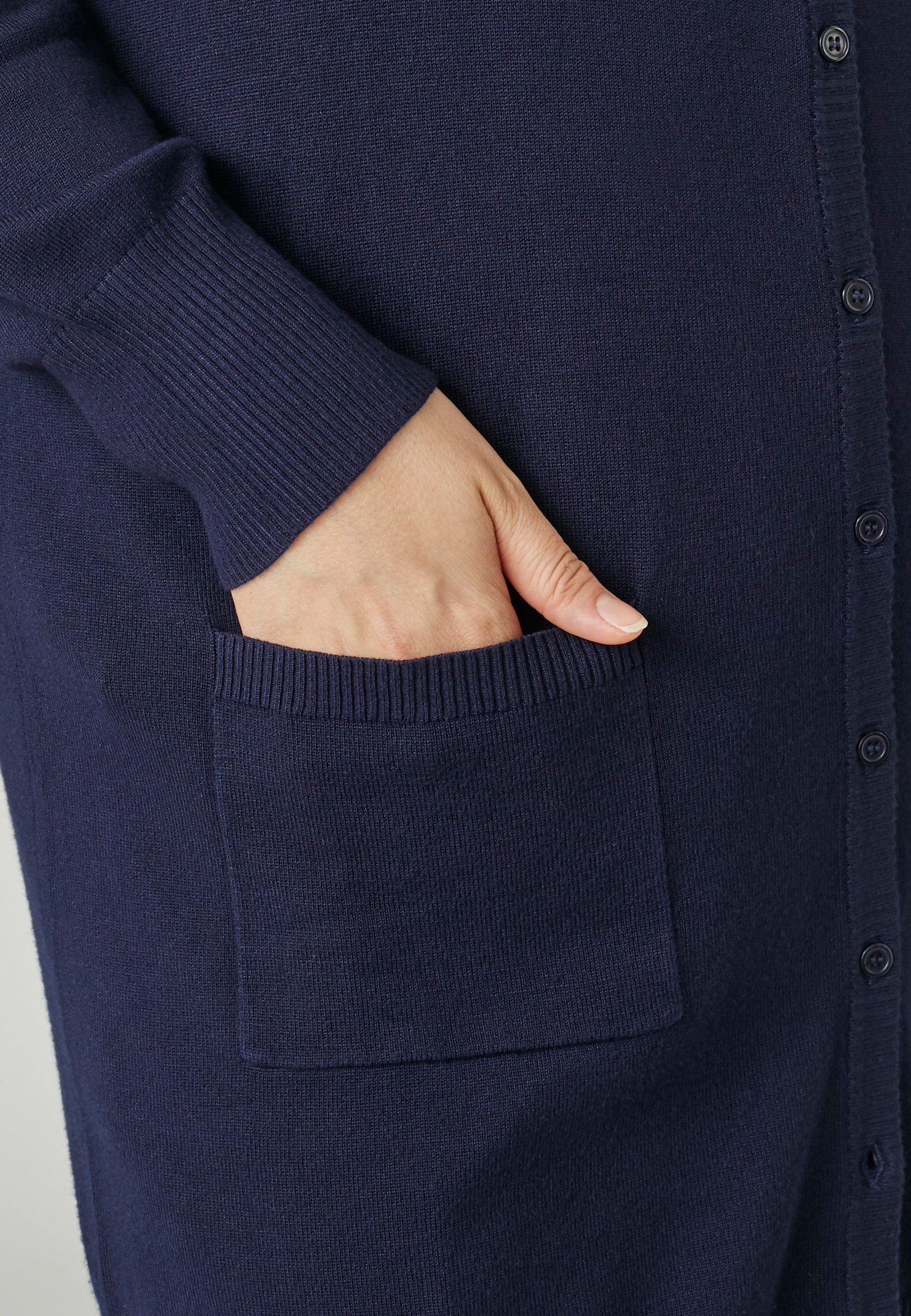 Adia ADSyverine Knit Cardigan 5999 NAVY BLUE