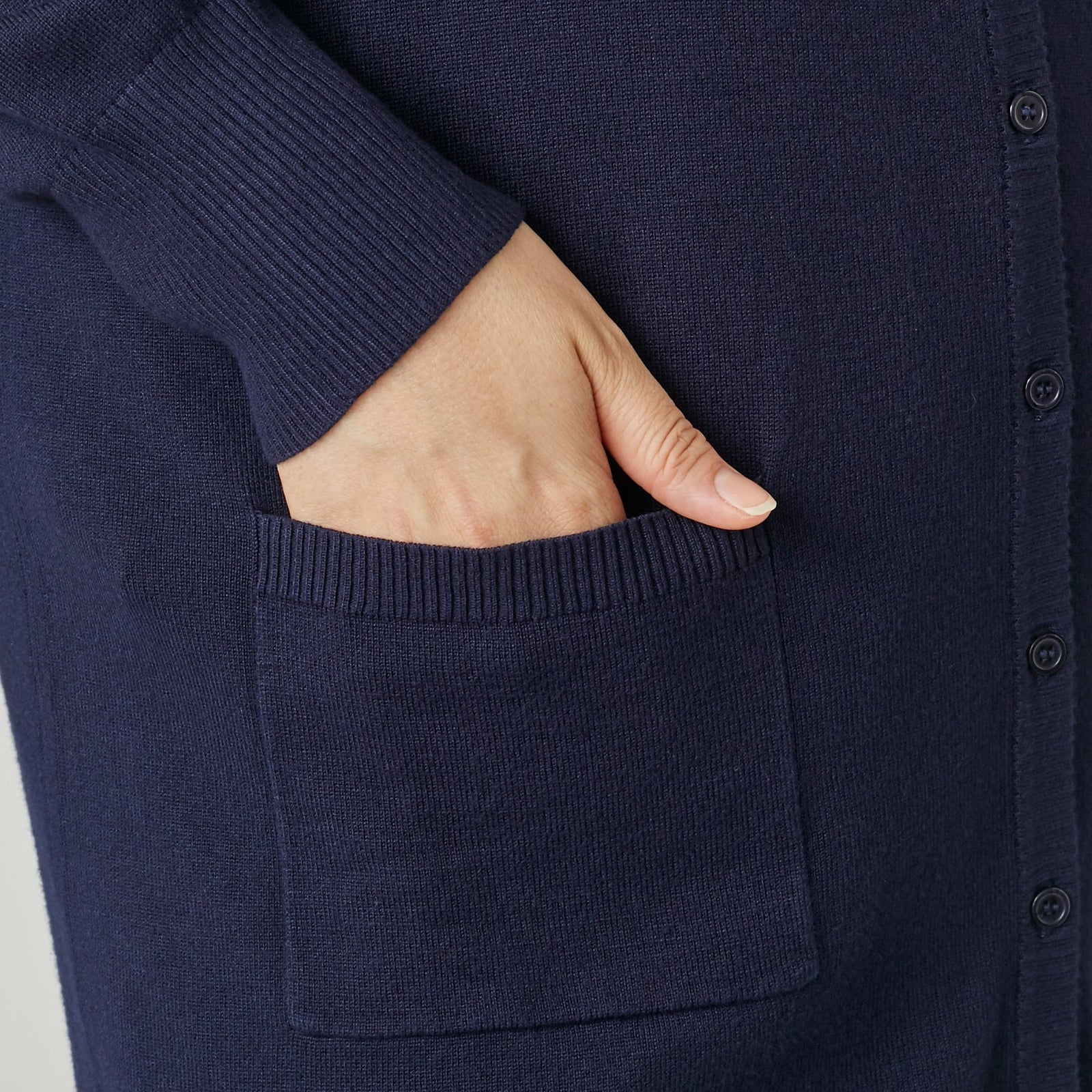 Adia ADSyverine Knit Cardigan 5999 NAVY BLUE