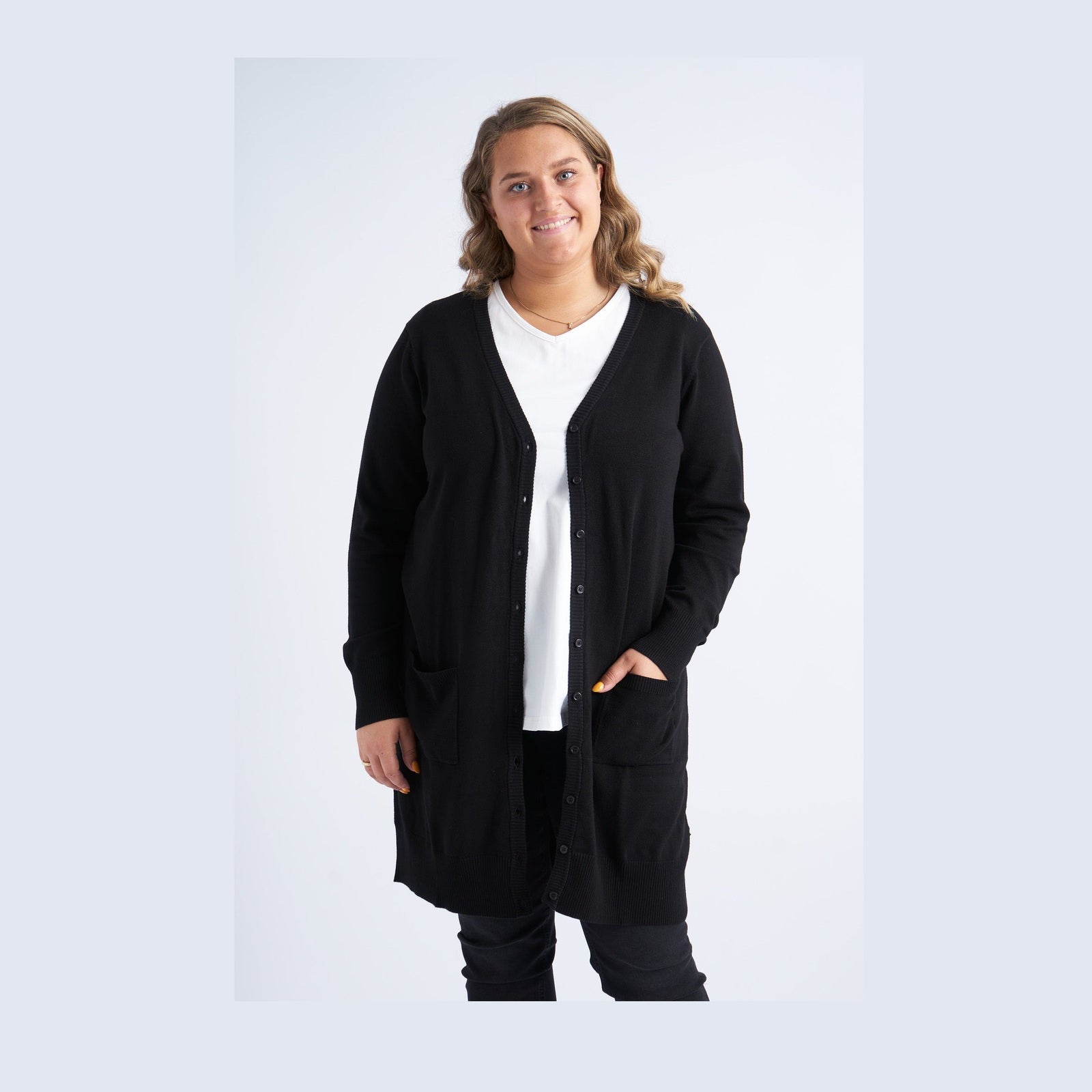 Adia ADSyverine Knit Cardigan 9998 Black