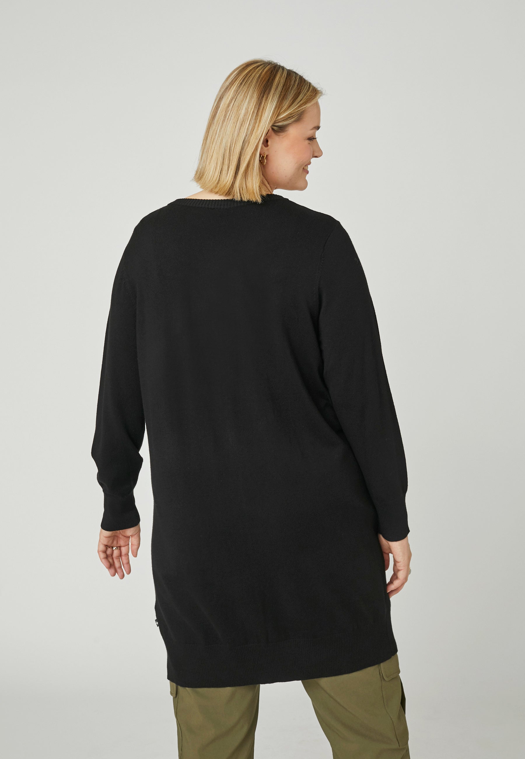 Adia ADSyverine Knit Cardigan 9998 Black