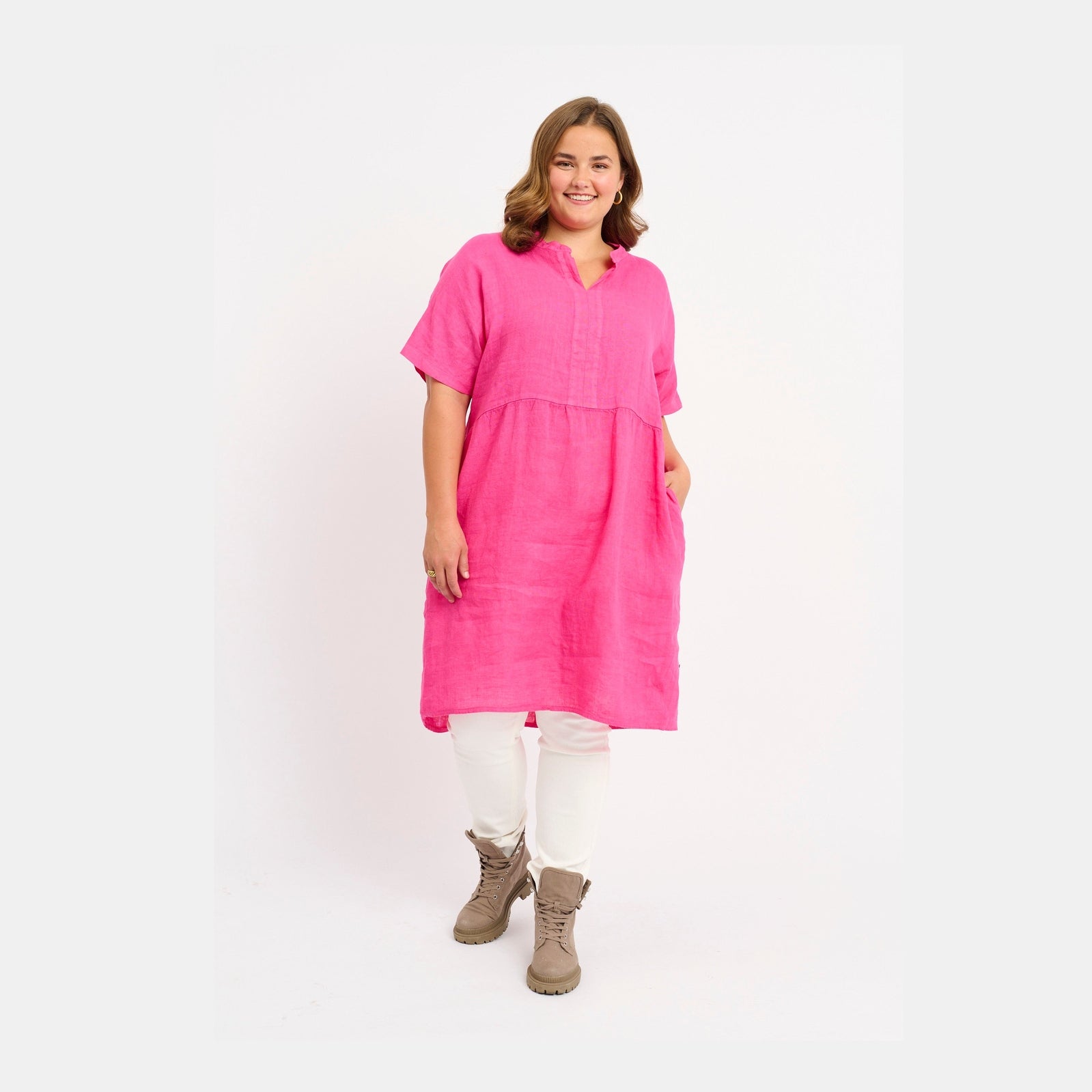 Adia ADVanja Kjoler 6450 Fuchsia Pink
