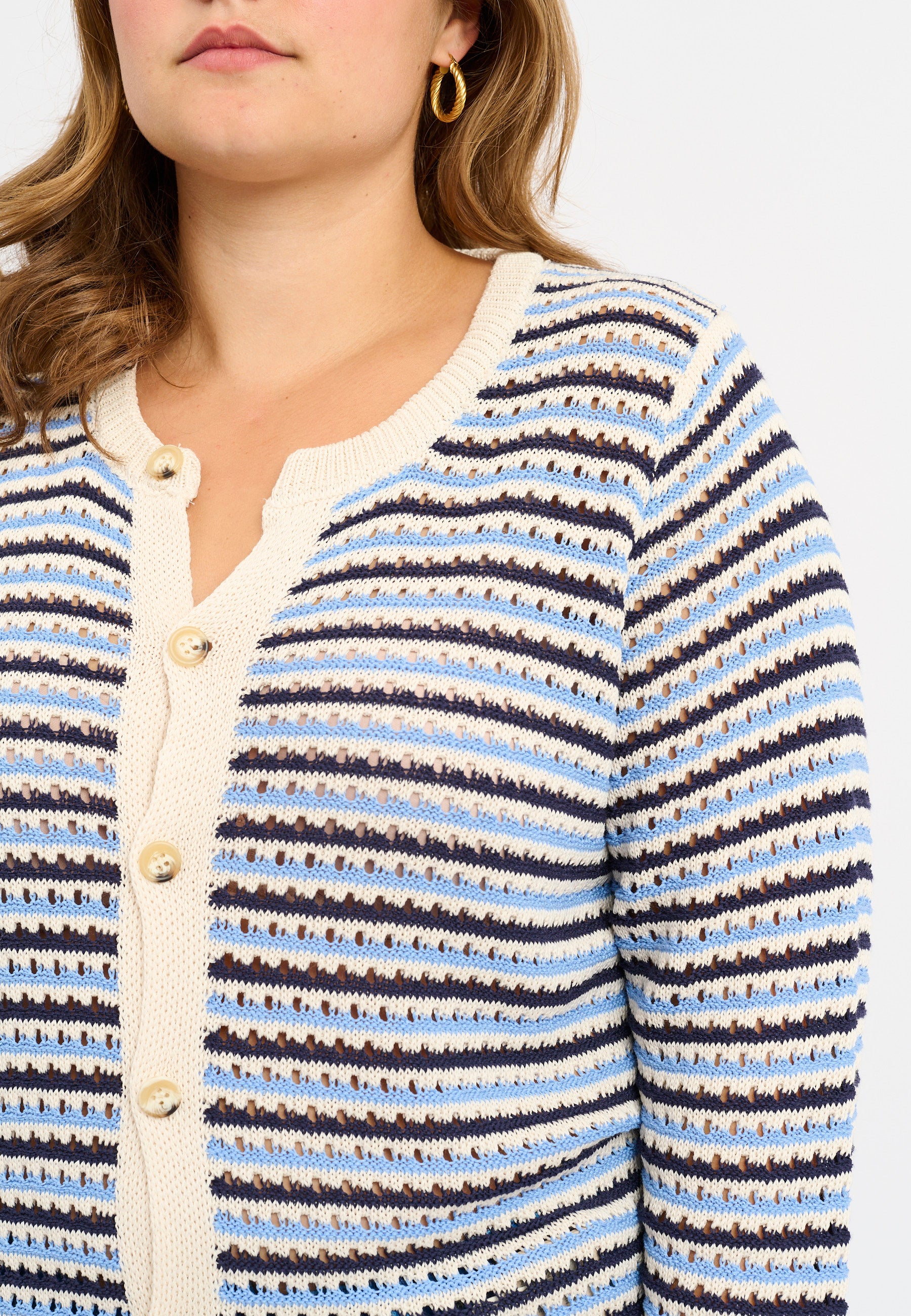 Adia ADVenus Knit Cardigan 5000 LIGHT BLUE