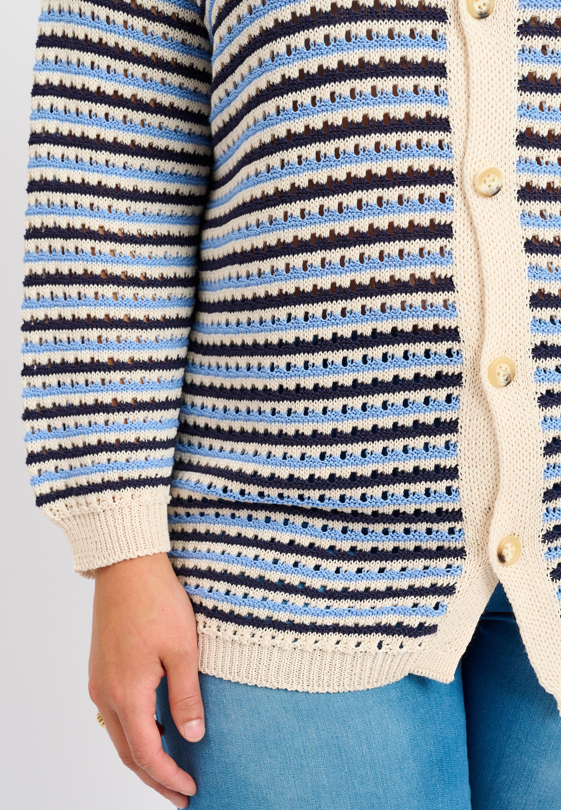 Adia ADVenus Knit Cardigan 5000 LIGHT BLUE