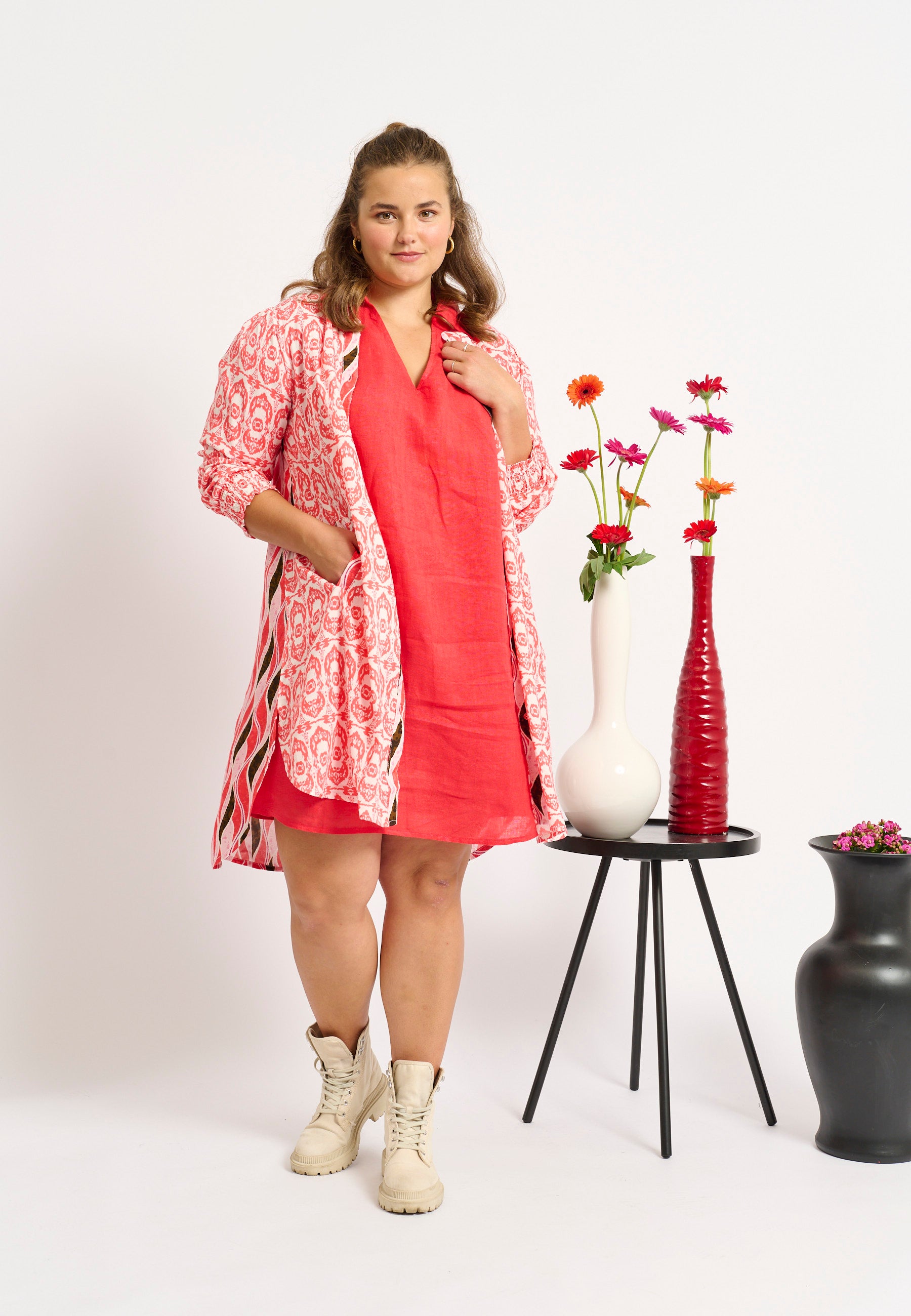 Adia ADVilde Skjortebluser 6450 Fuchsia Pink