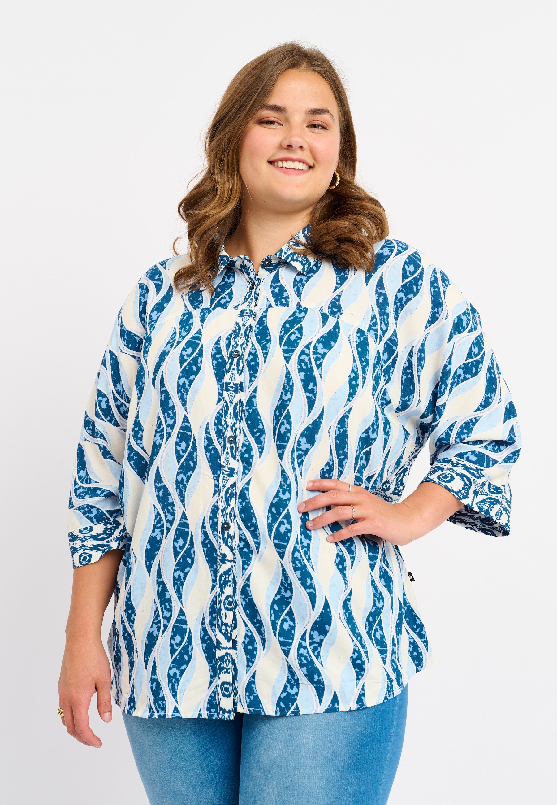 Adia ADVinnie Skjortebluser 5000 LIGHT BLUE