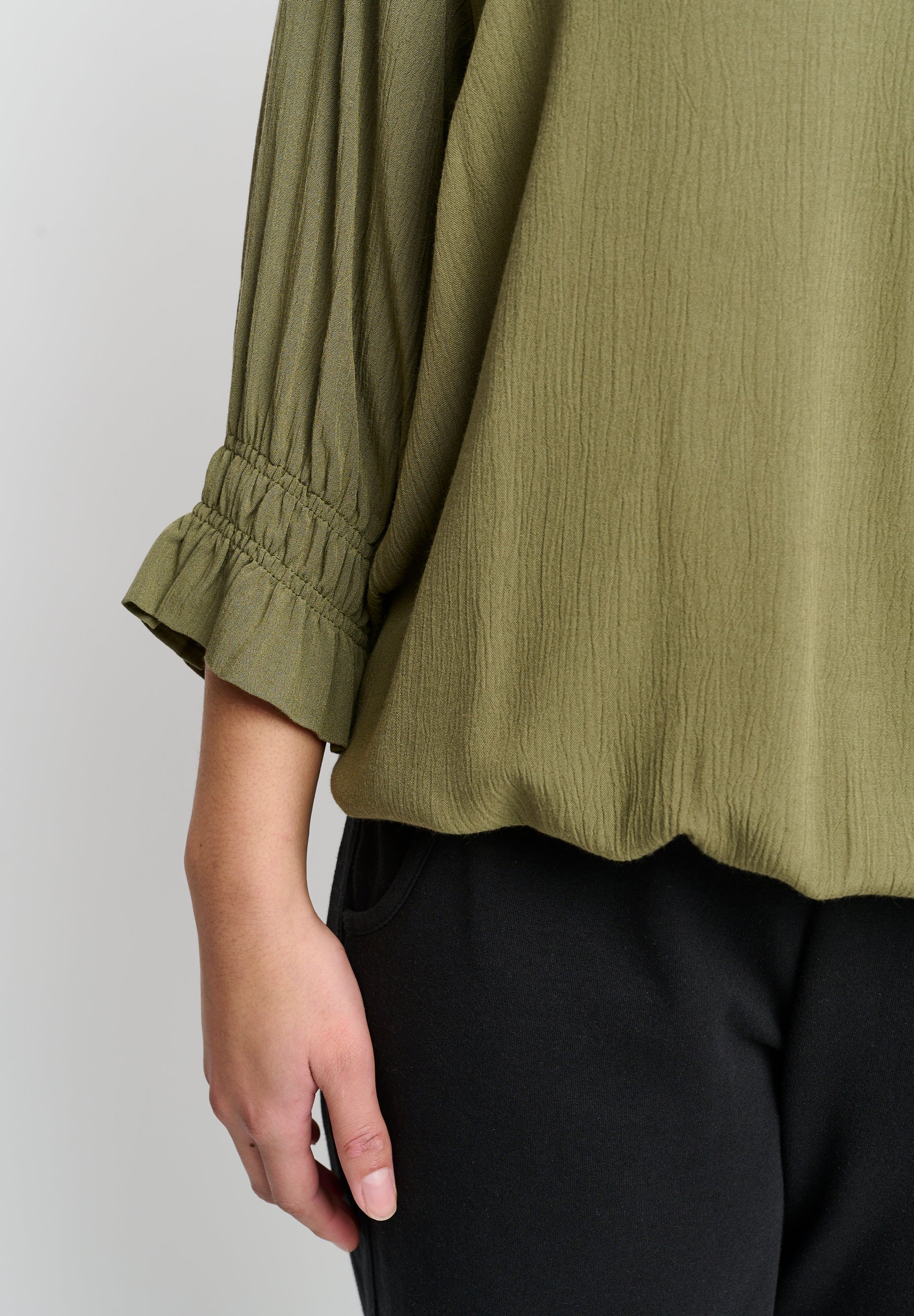 Aprico APIrvine Bluser 648 Dusty Olive