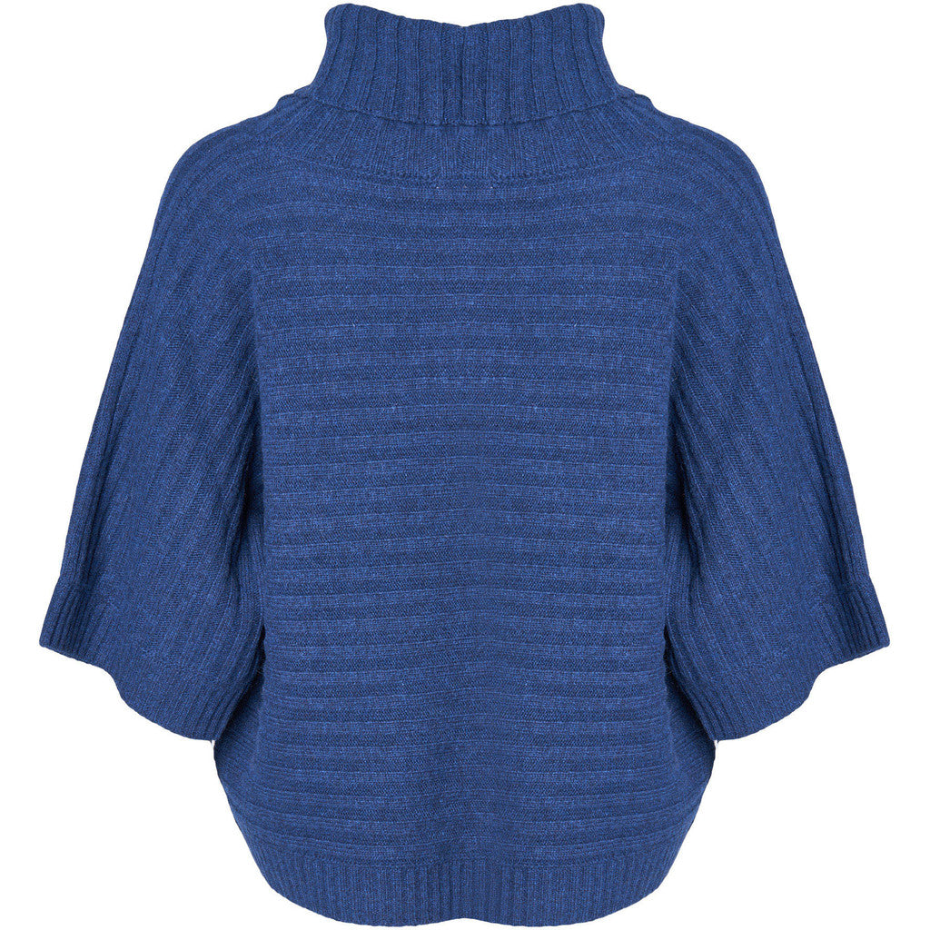 Lind Alba Poncho 20 Navy melange