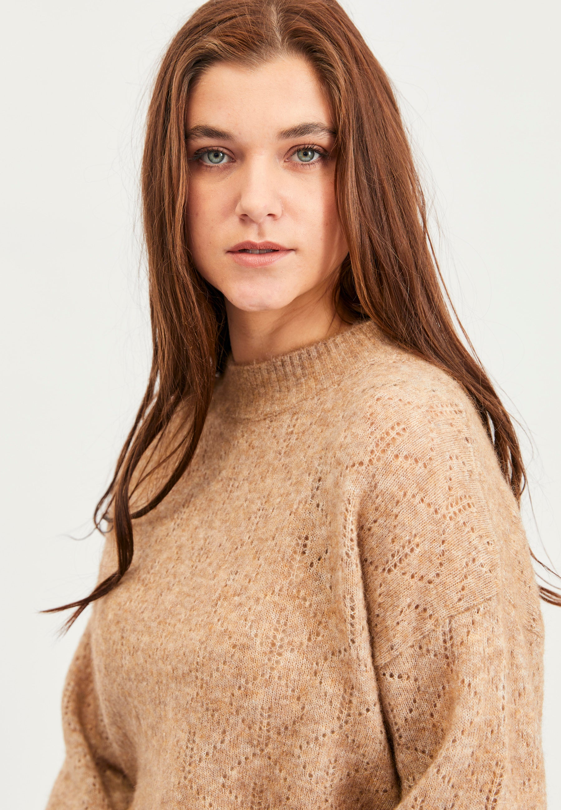 Lind Albi Knit Pullover 1208 Camel
