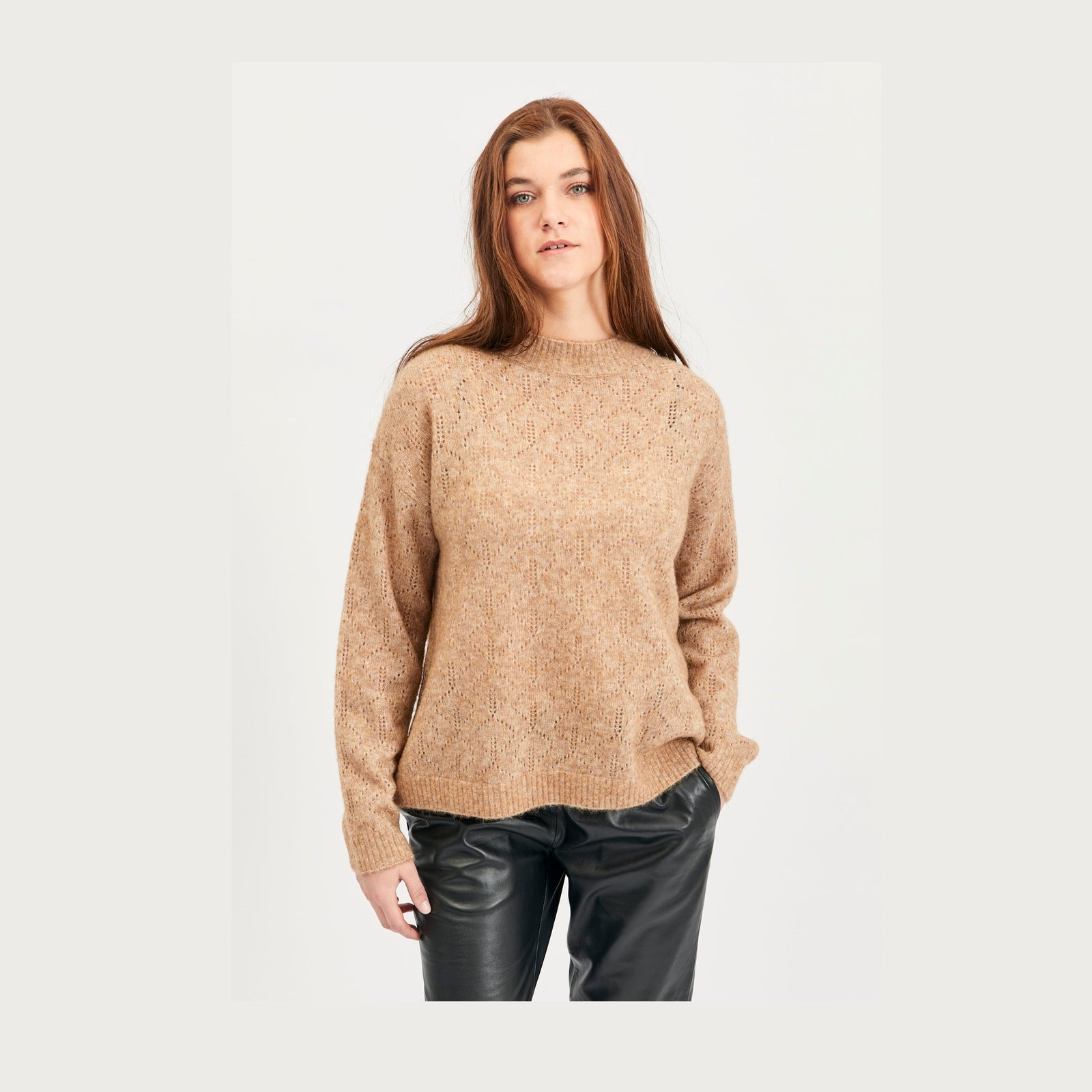 Lind Albi Knit Pullover 1208 Camel