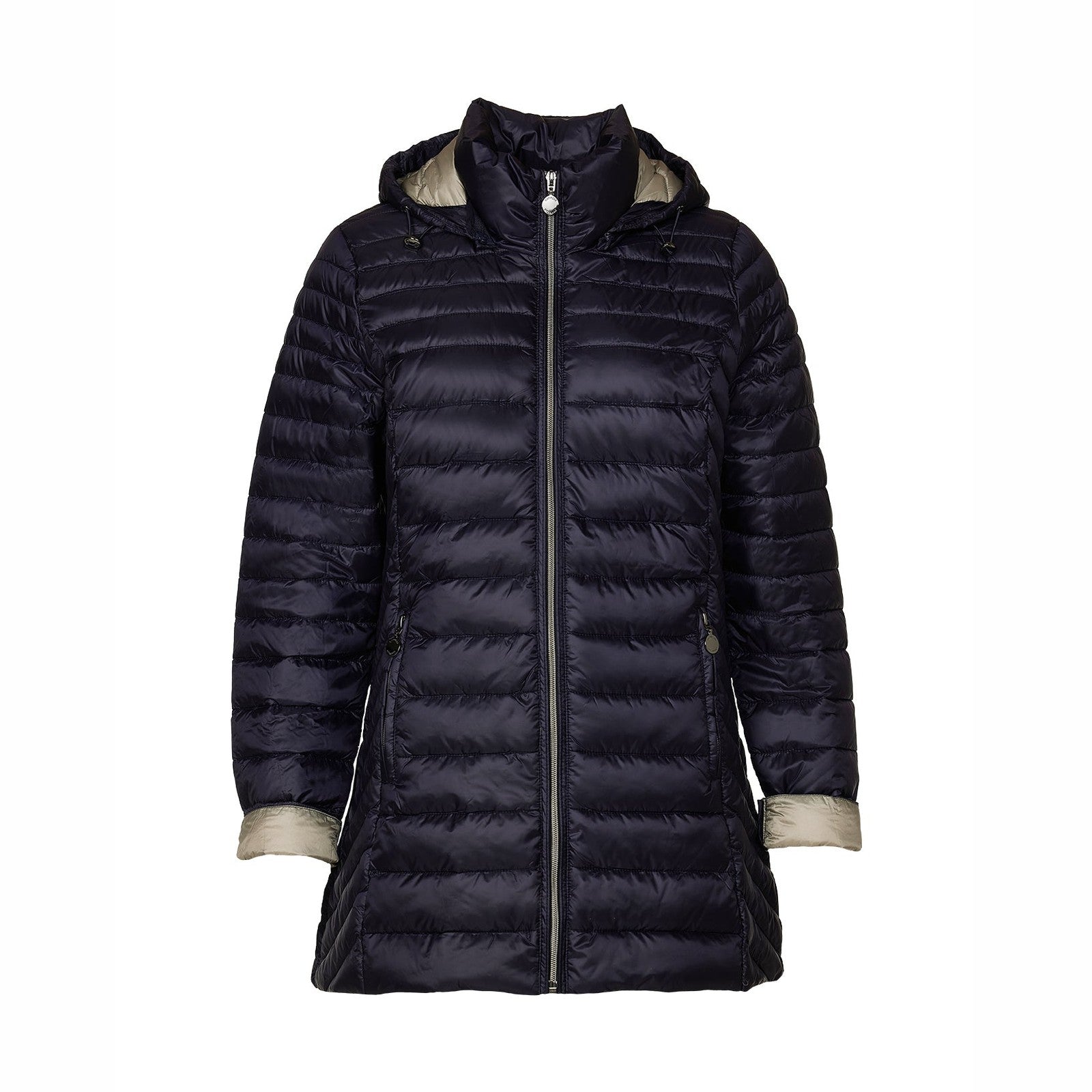 Windfield / Danwear Albina Light Down Lette dunjakker 0804 Navy/Asure green