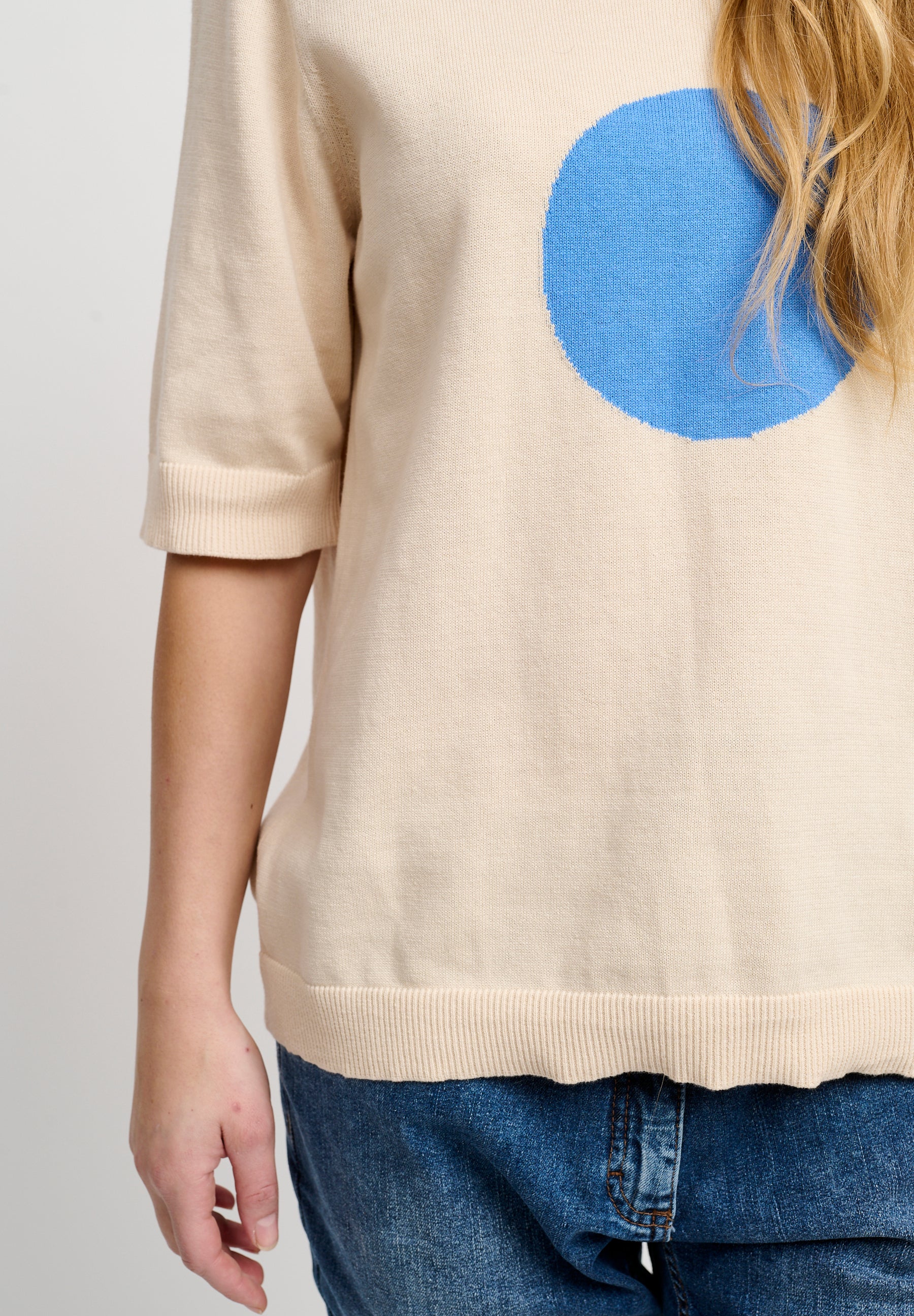 Lind Astrid Knit Pullover 1158 Sky blue