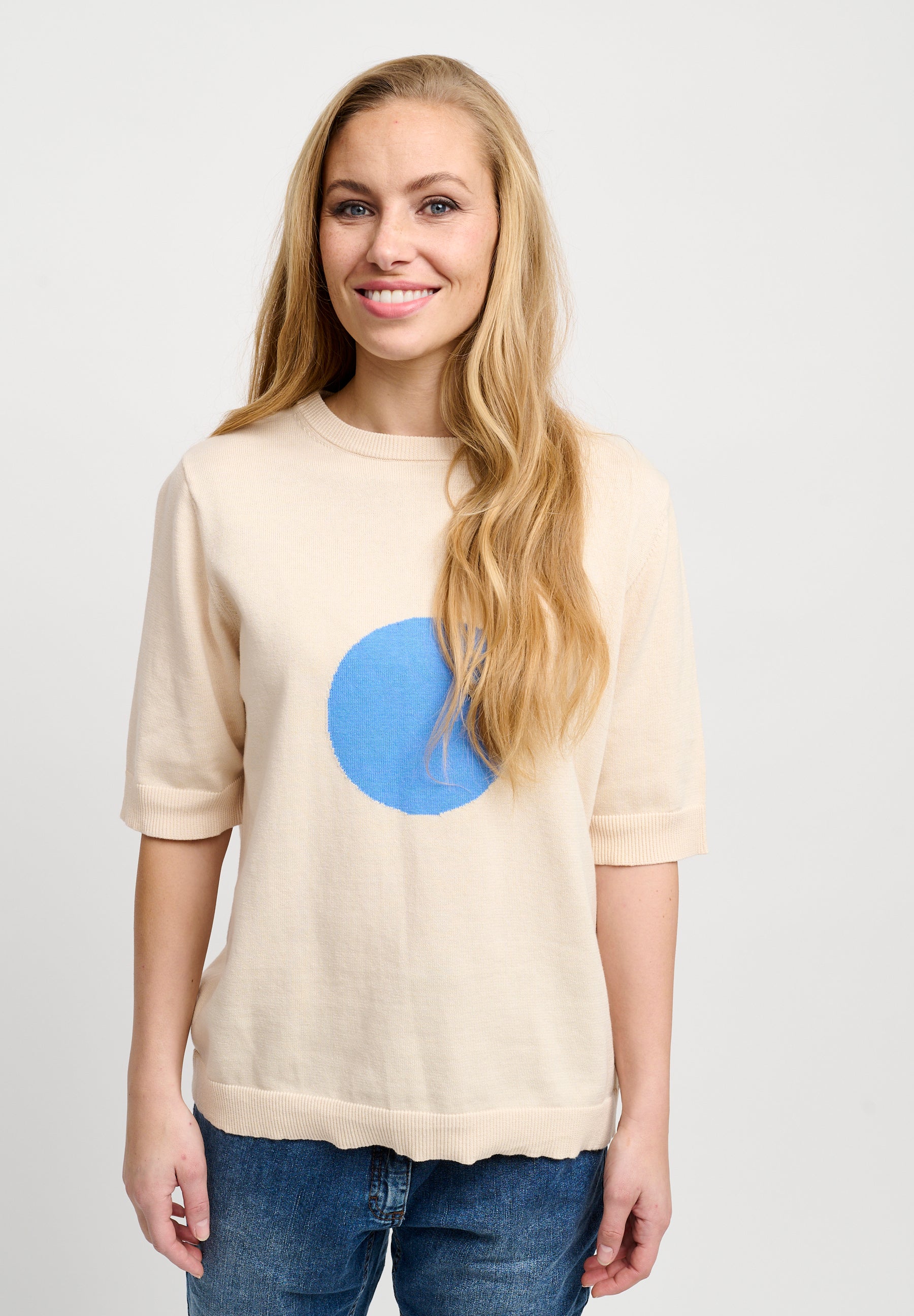 Lind Astrid Knit Pullover 1158 Sky blue