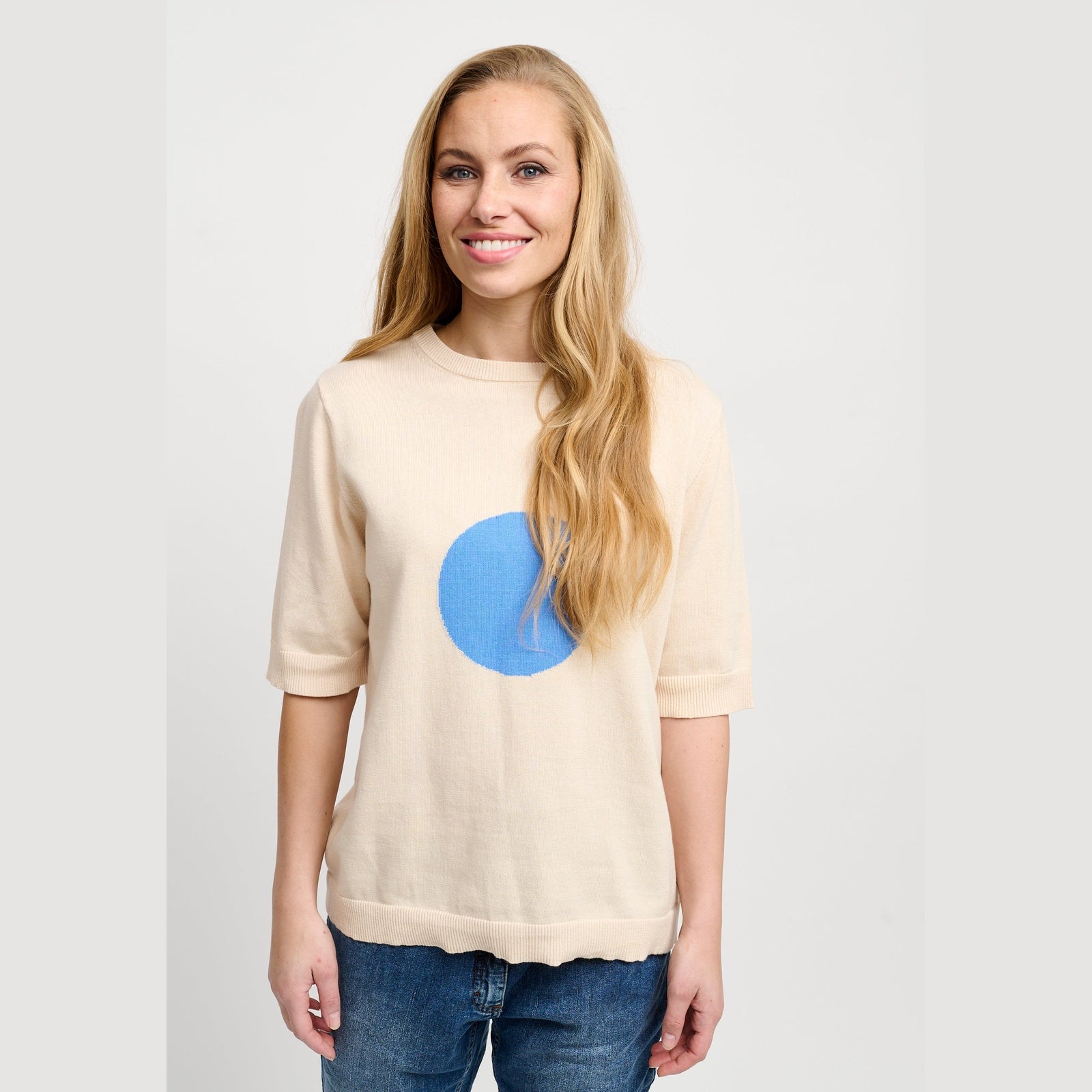 Lind Astrid Knit Pullover 1158 Sky blue