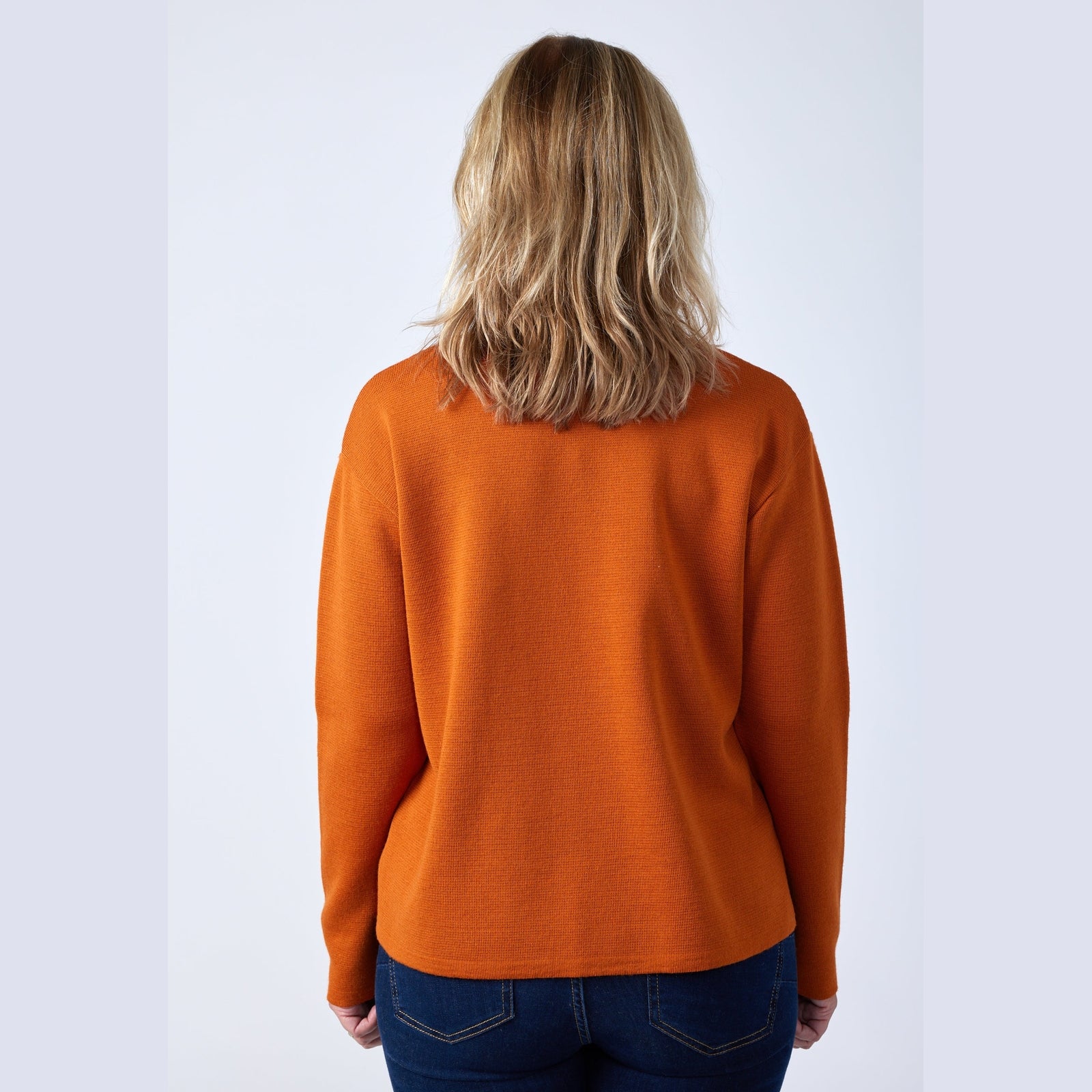 Lind Beth Knit Pullover 299 Orange