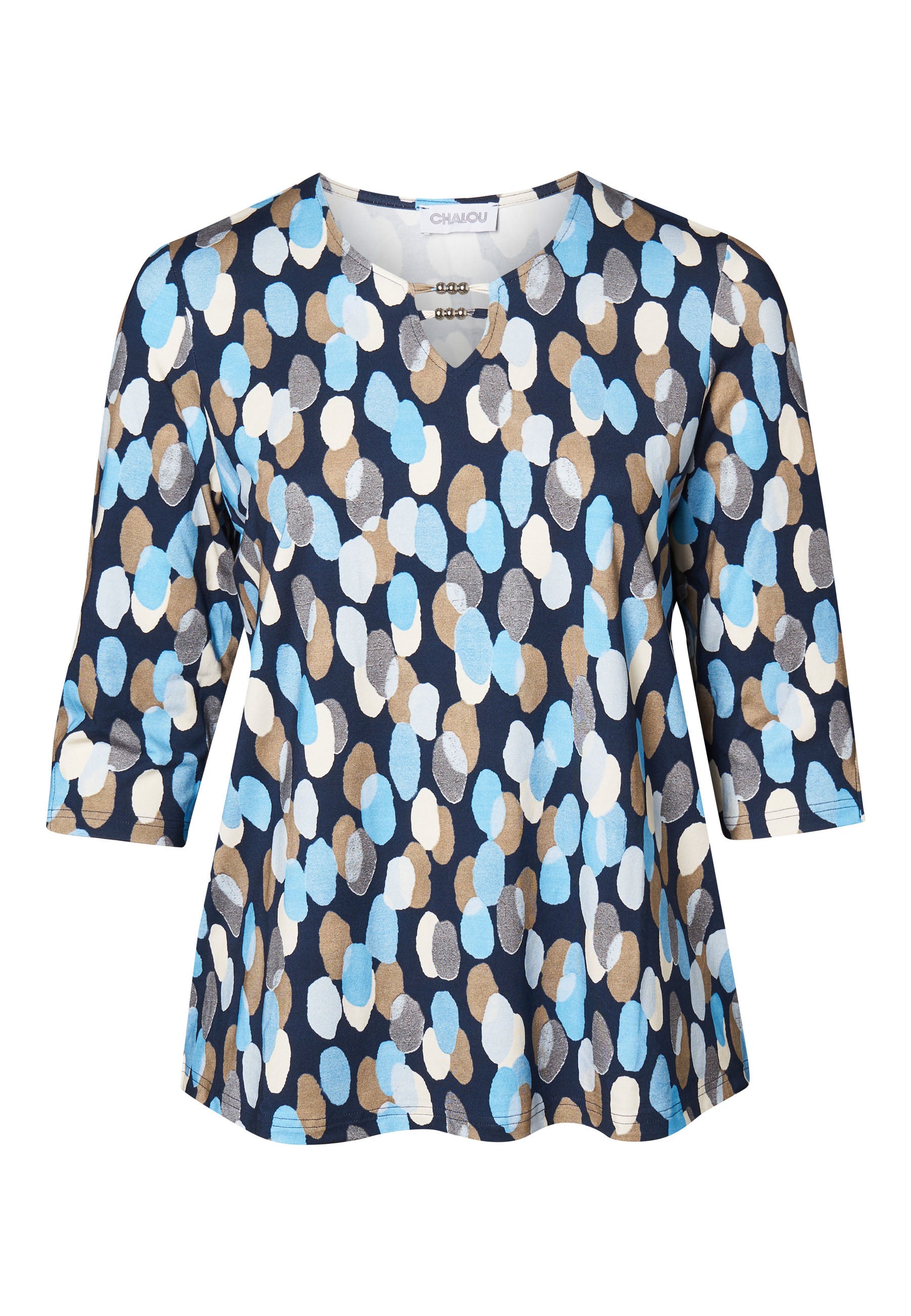 Chalou CHAdelina Bluser 5340 Ocean blue