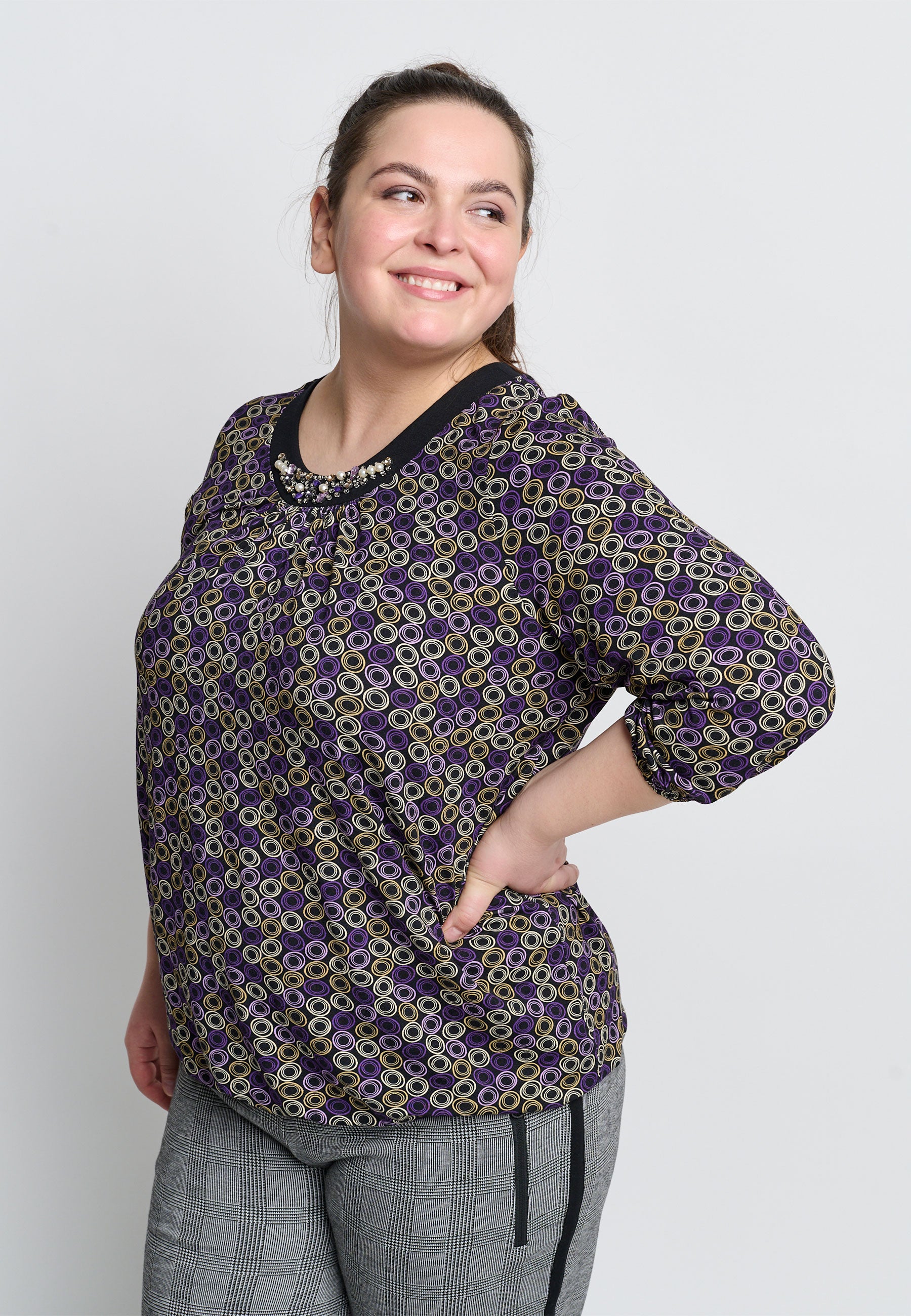 Chalou CHAya Bluser 028 Purple