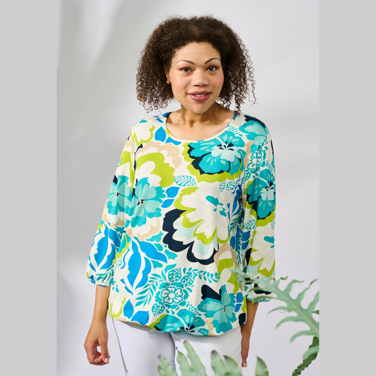 Chalou CHElmine Bluser 5285 turquoise
