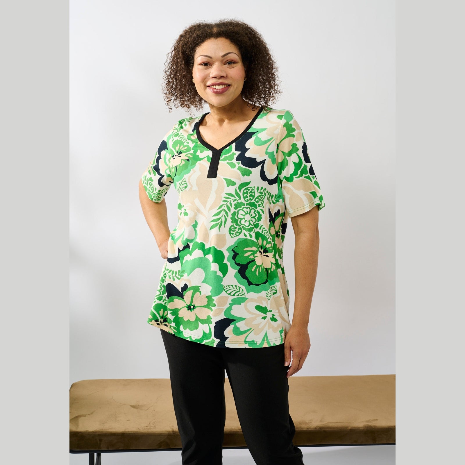 Chalou CHInes Bluser 3400 Spring Green