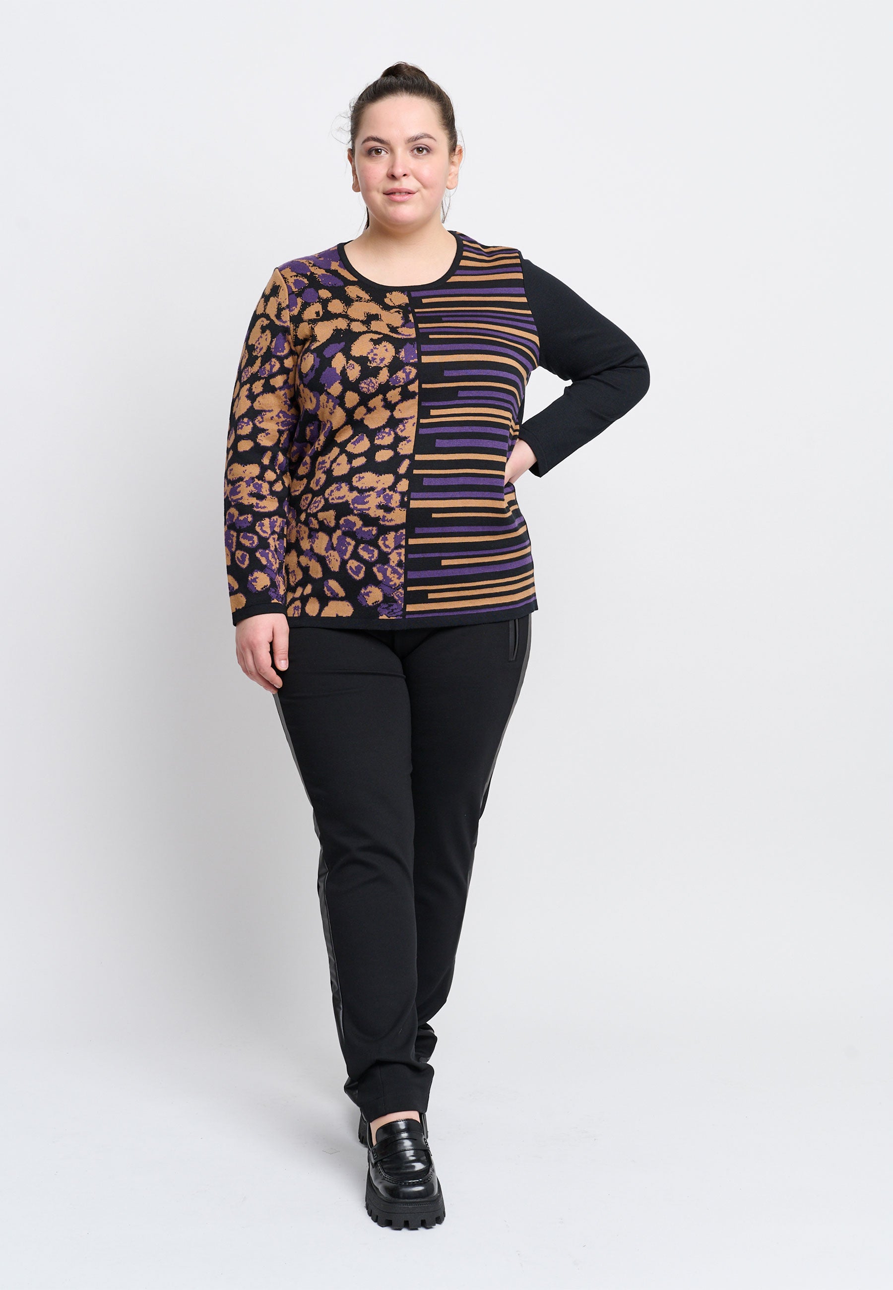 Chalou CHKaija Knit Pullover 028 Purple