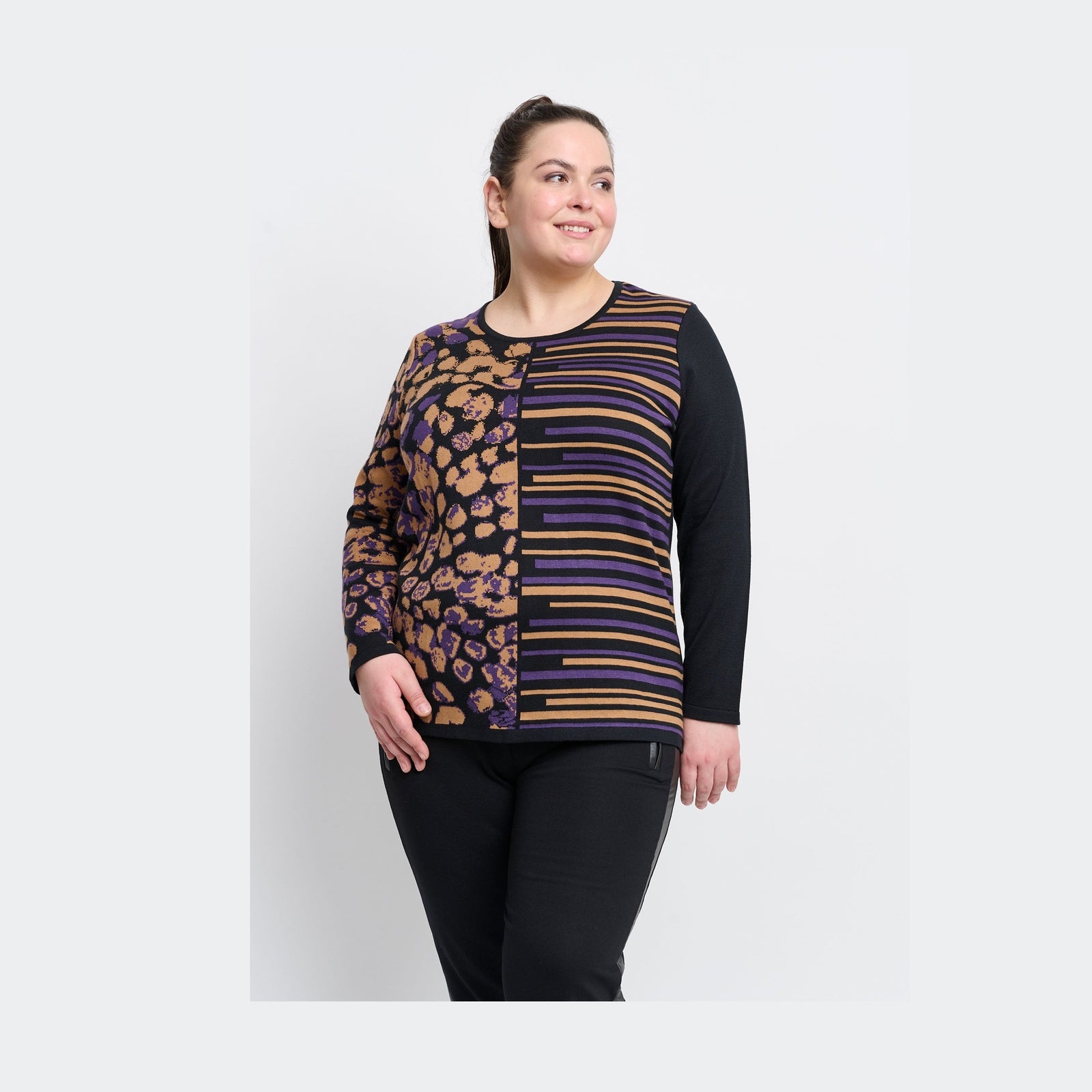 Chalou CHKaija Knit Pullover 028 Purple