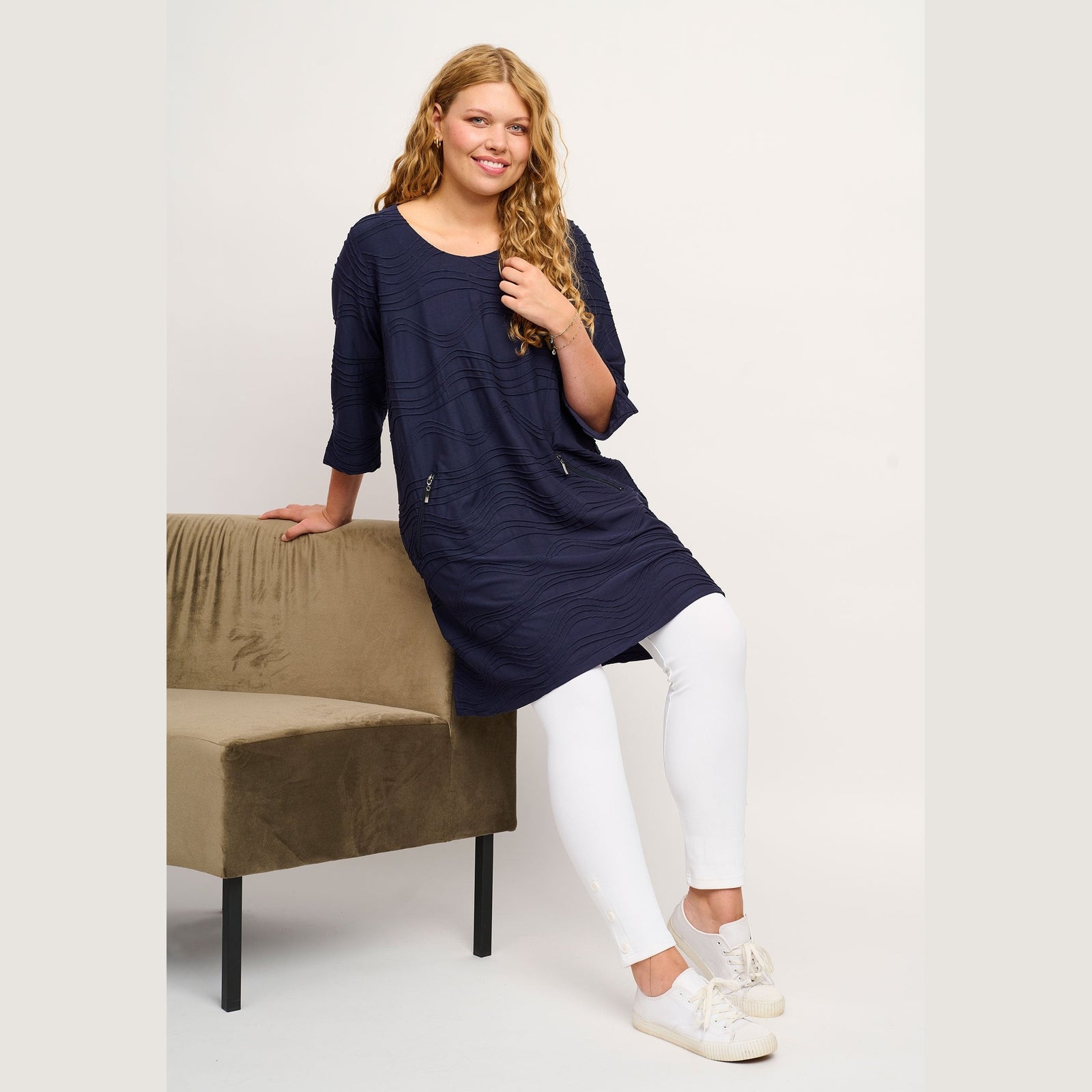 Chalou CHMagny Kjoler 5999 NAVY BLUE