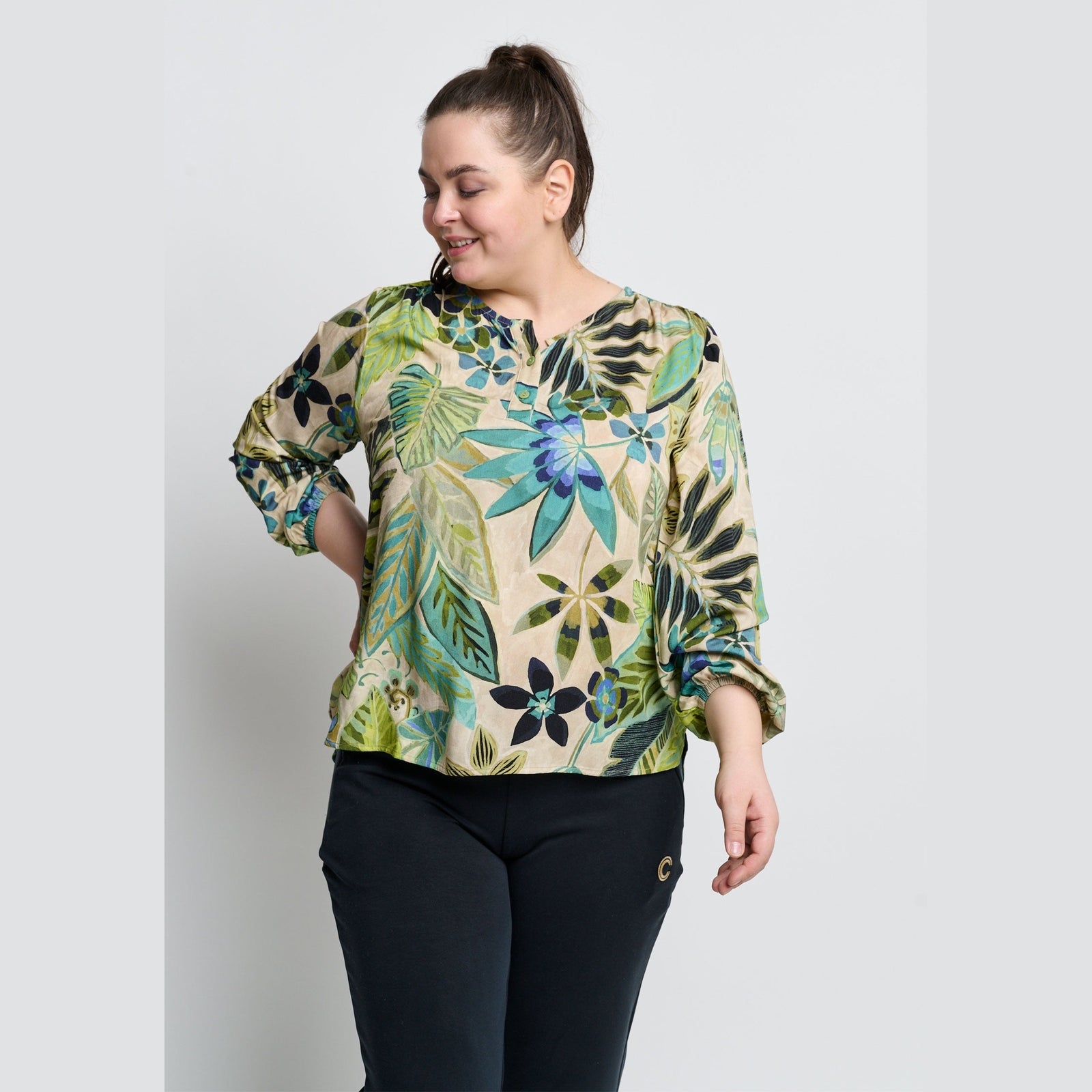 Chalou CHNelli Bluser 025 Olive green